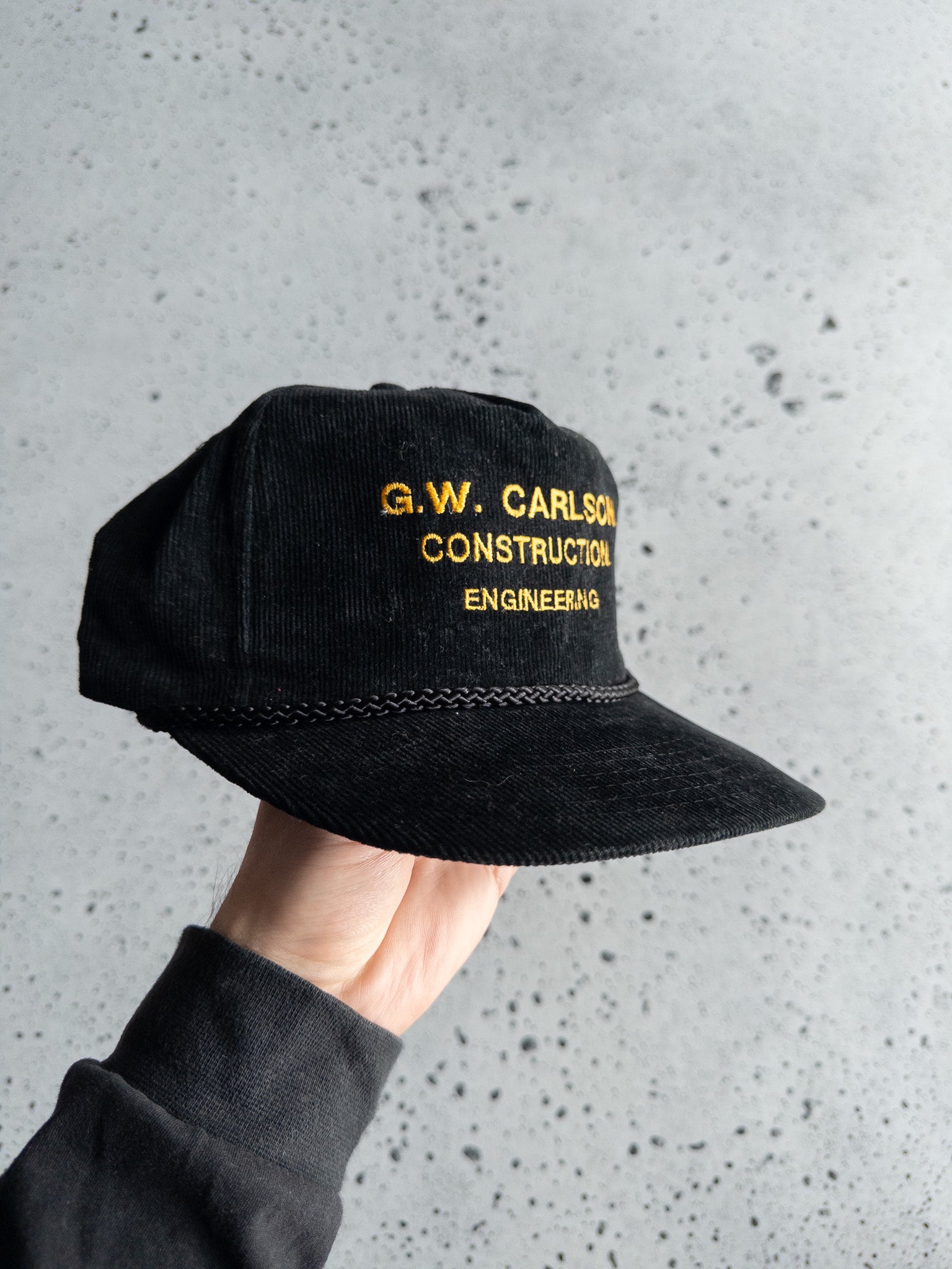 Vintage G.W. Carlson Construction Rope Hat