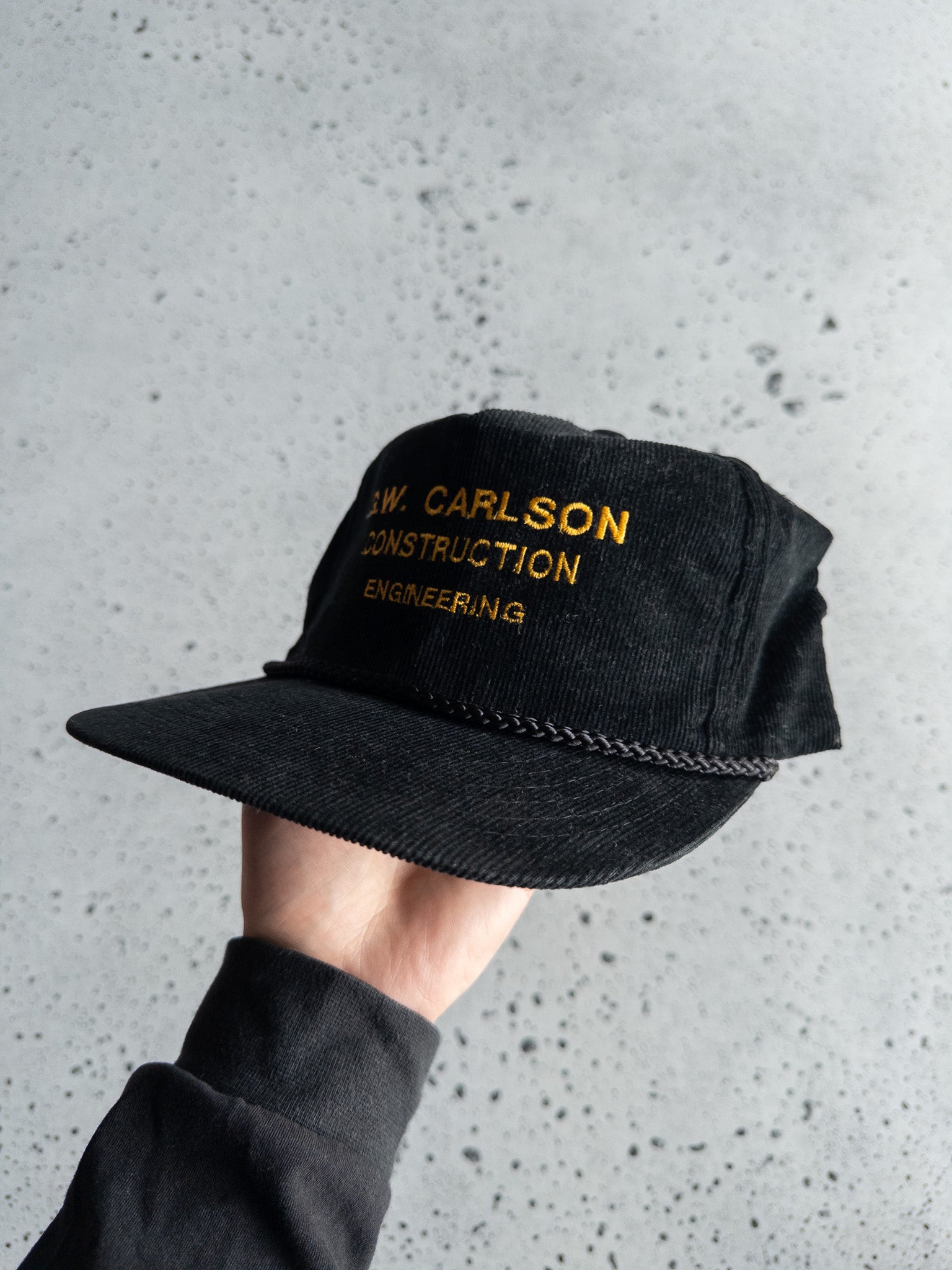 Vintage G.W. Carlson Construction Rope Hat