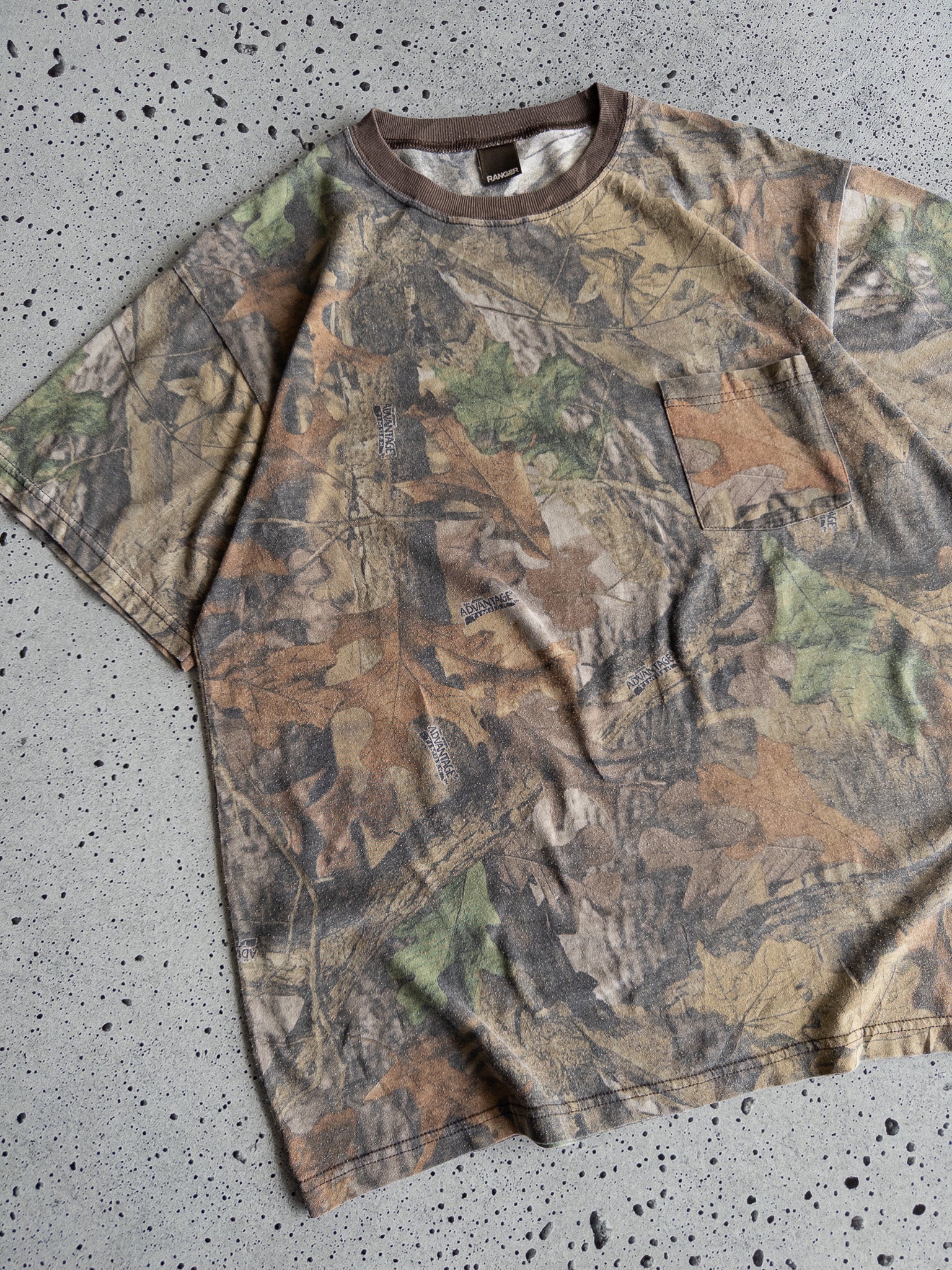 Vintage Camo Pocket Tee (L)