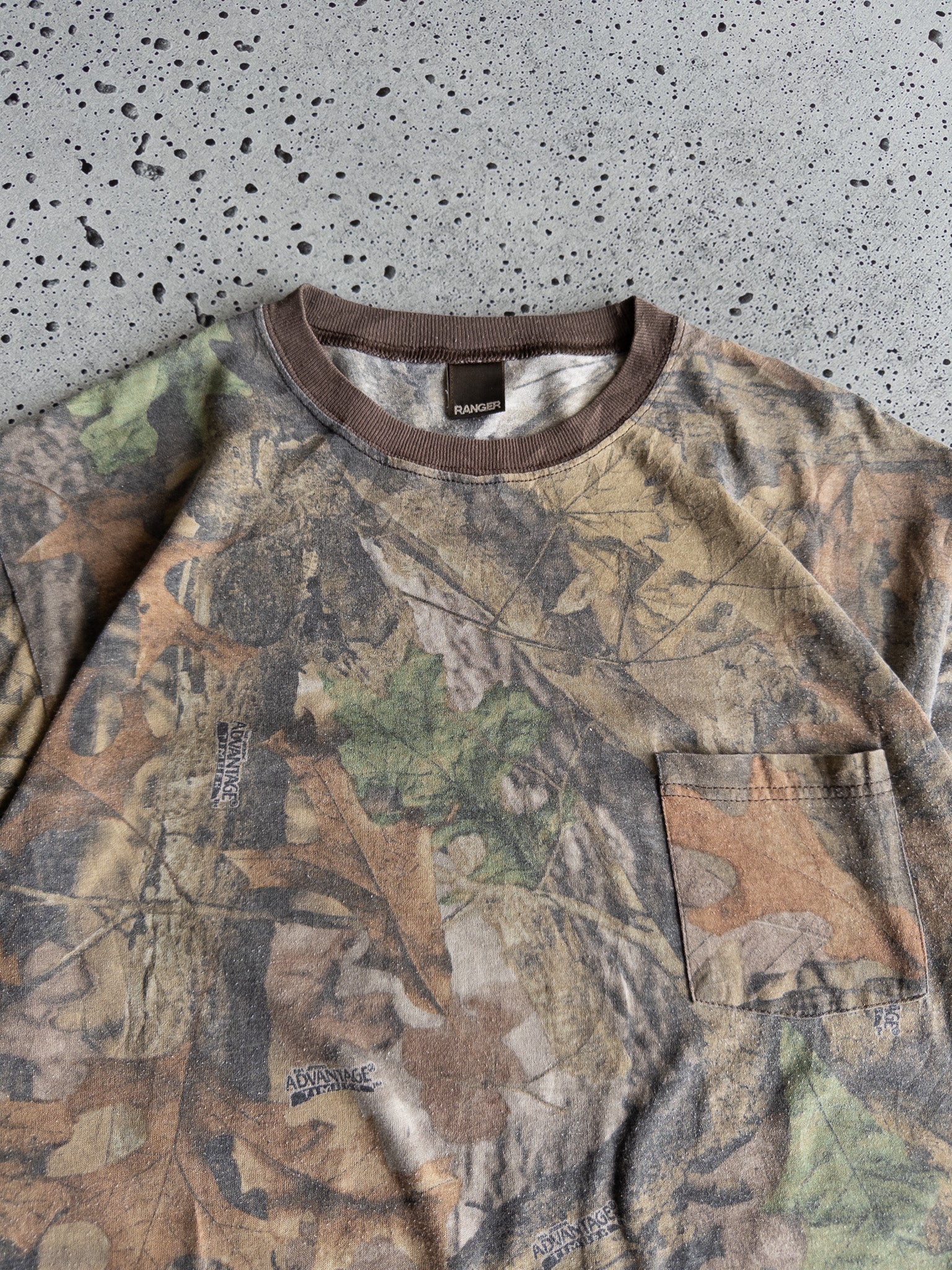 Vintage Camo Pocket Tee (L)