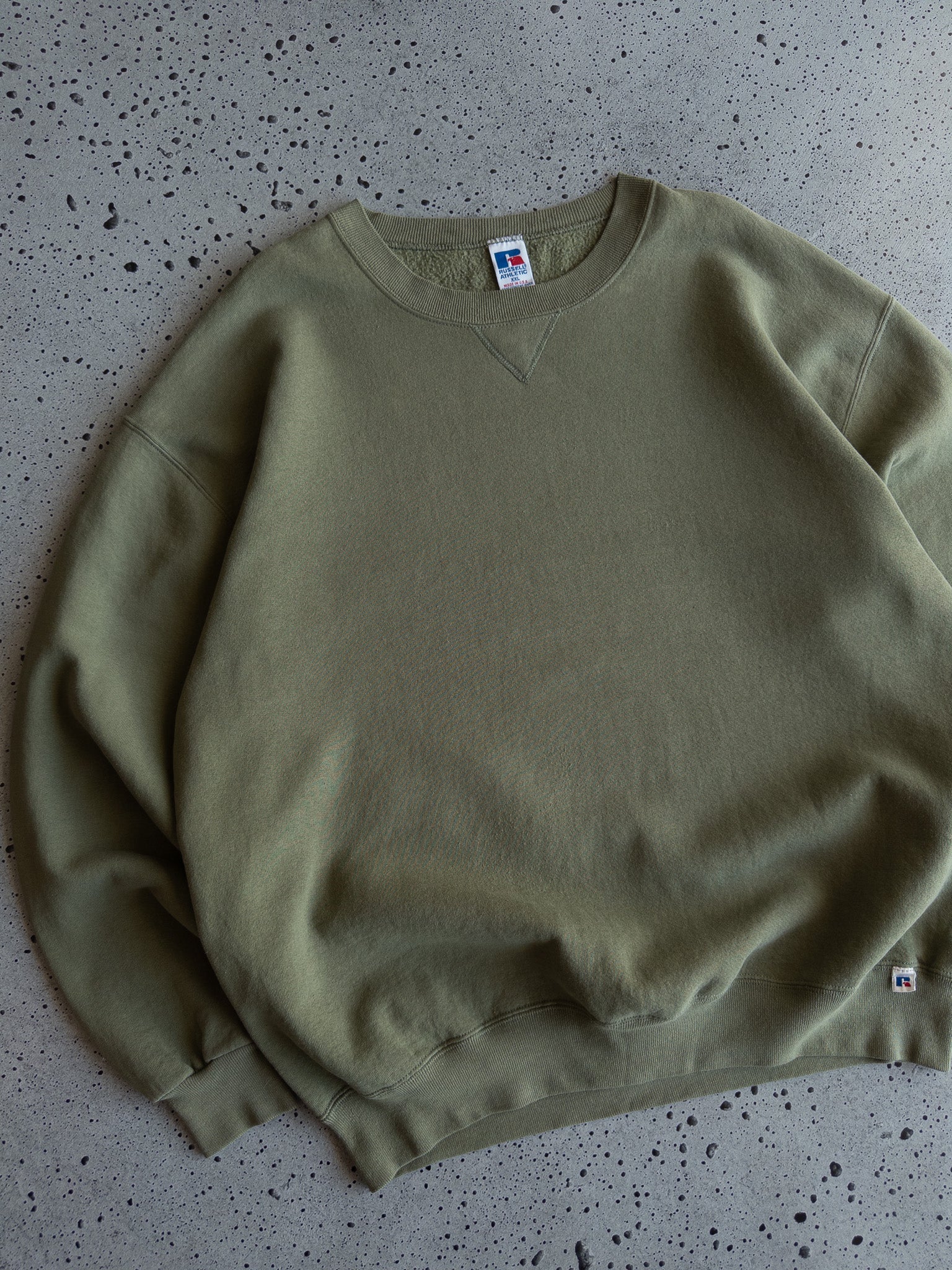 Vintage Russell Blank Sage Sweatshirt (XXL)