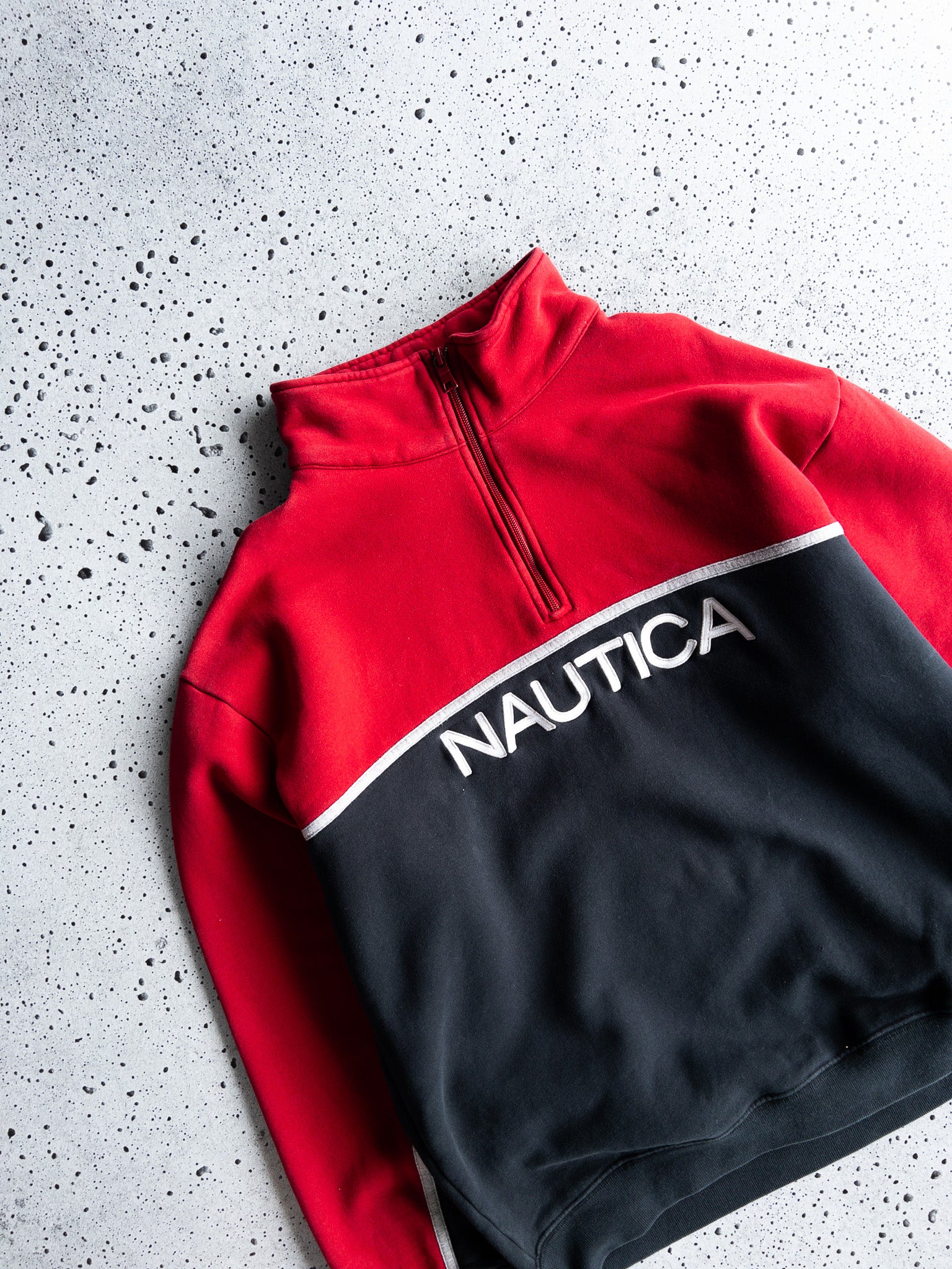Vintage Nautica Quarter Zip Sweatshirt (XL)