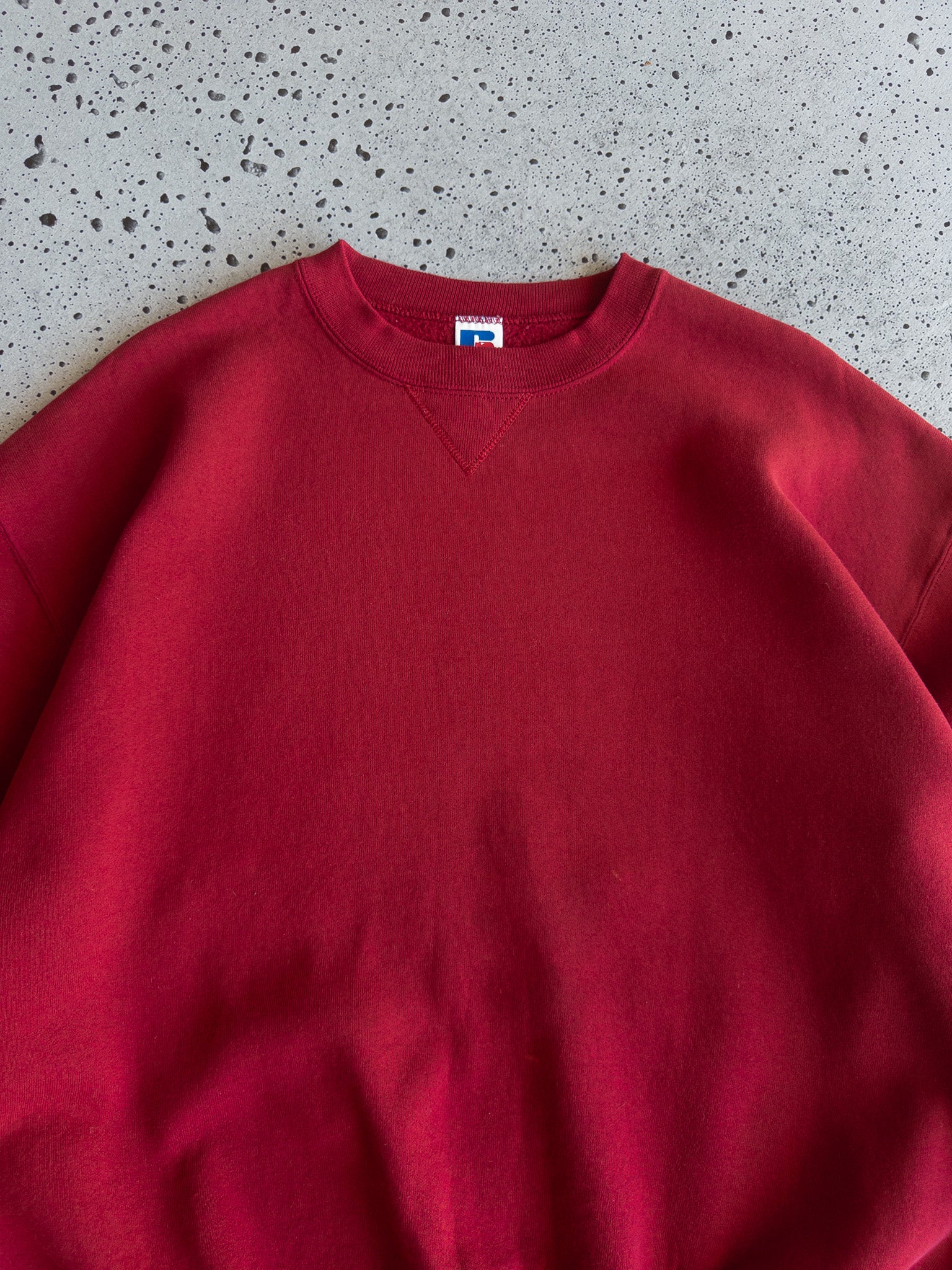 Vintage Russell Blank Red Sweatshirt (XL)