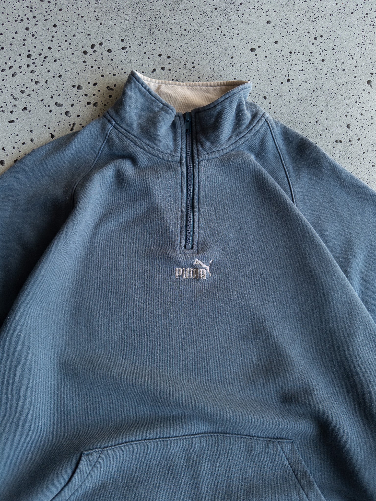 Vintage Puma Quarter Zip Sweatshirt (XL)