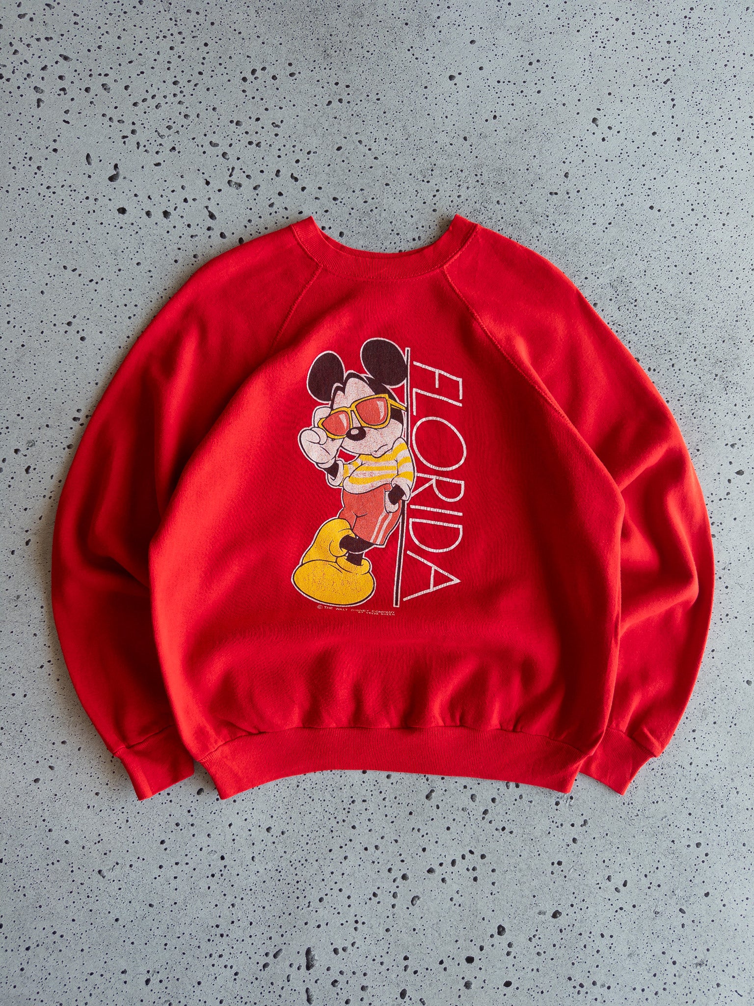 Vintage '80s Mickey Florida Sweatshirt (M)