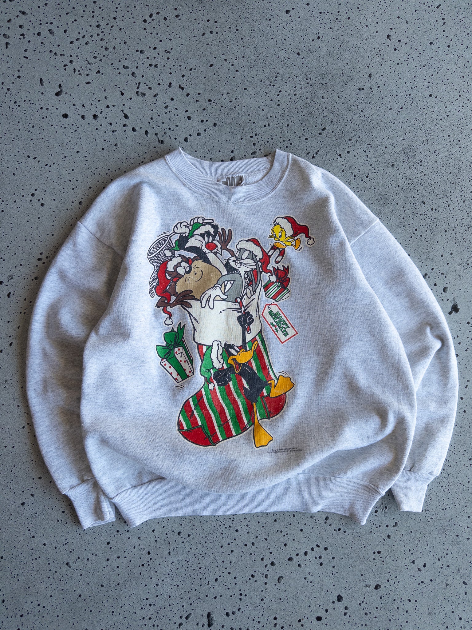 Vintage 1994 Looney Tunes Christmas Sweatshirt (M)