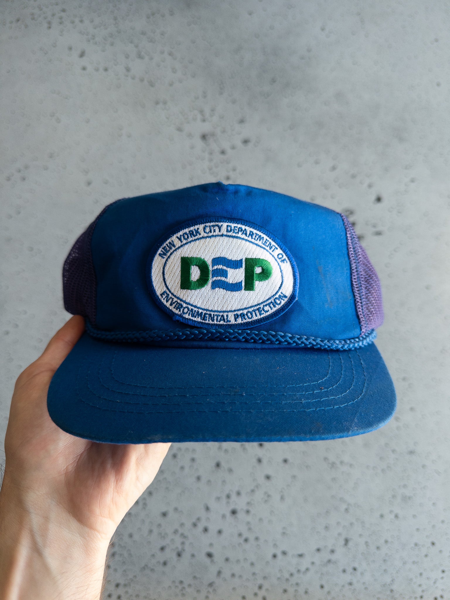 Vintage NY Department of Environmental Protection Rope Hat