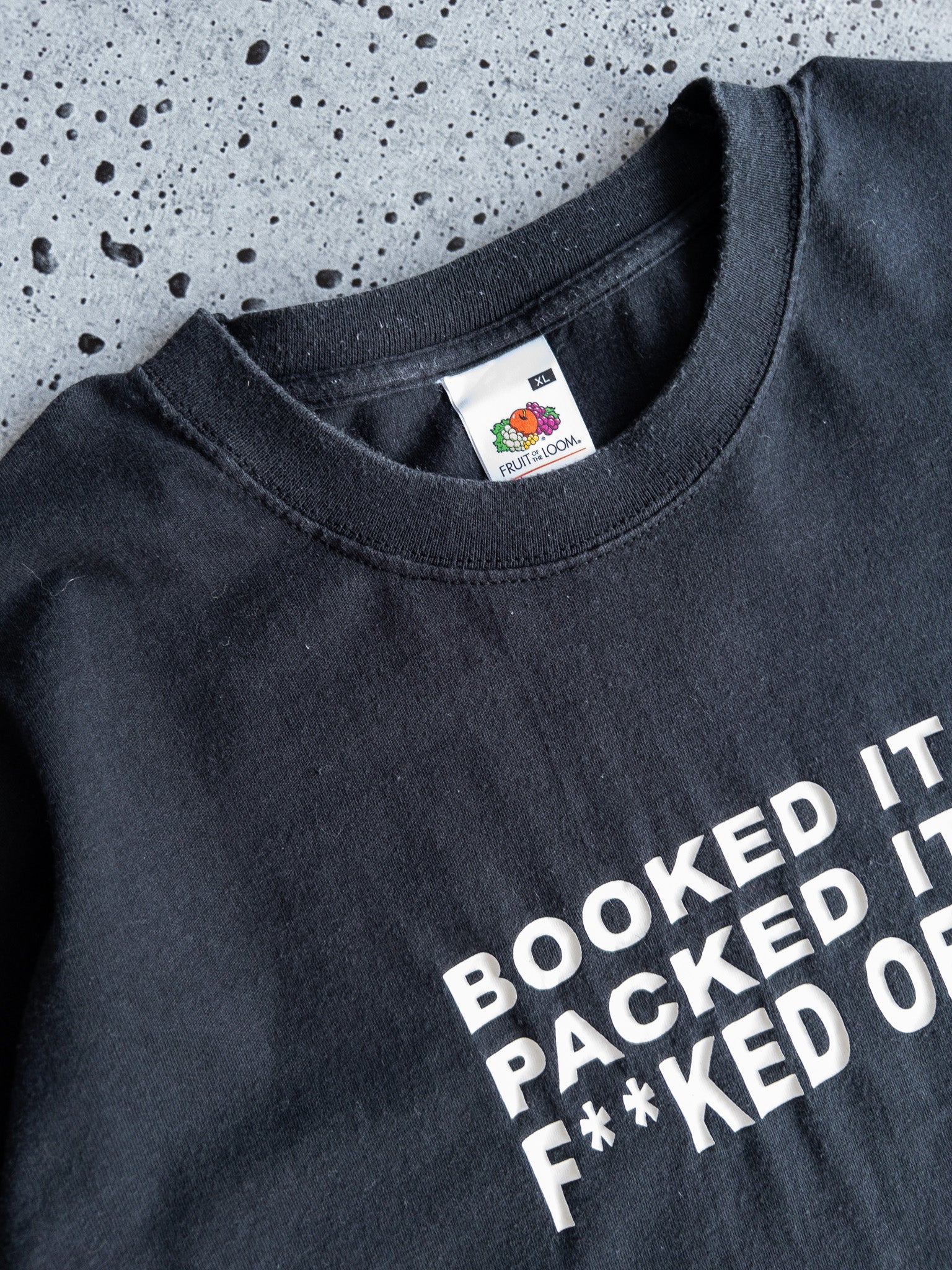 Vintage Booked It, Packed It, F**ked Off Tee (XL)
