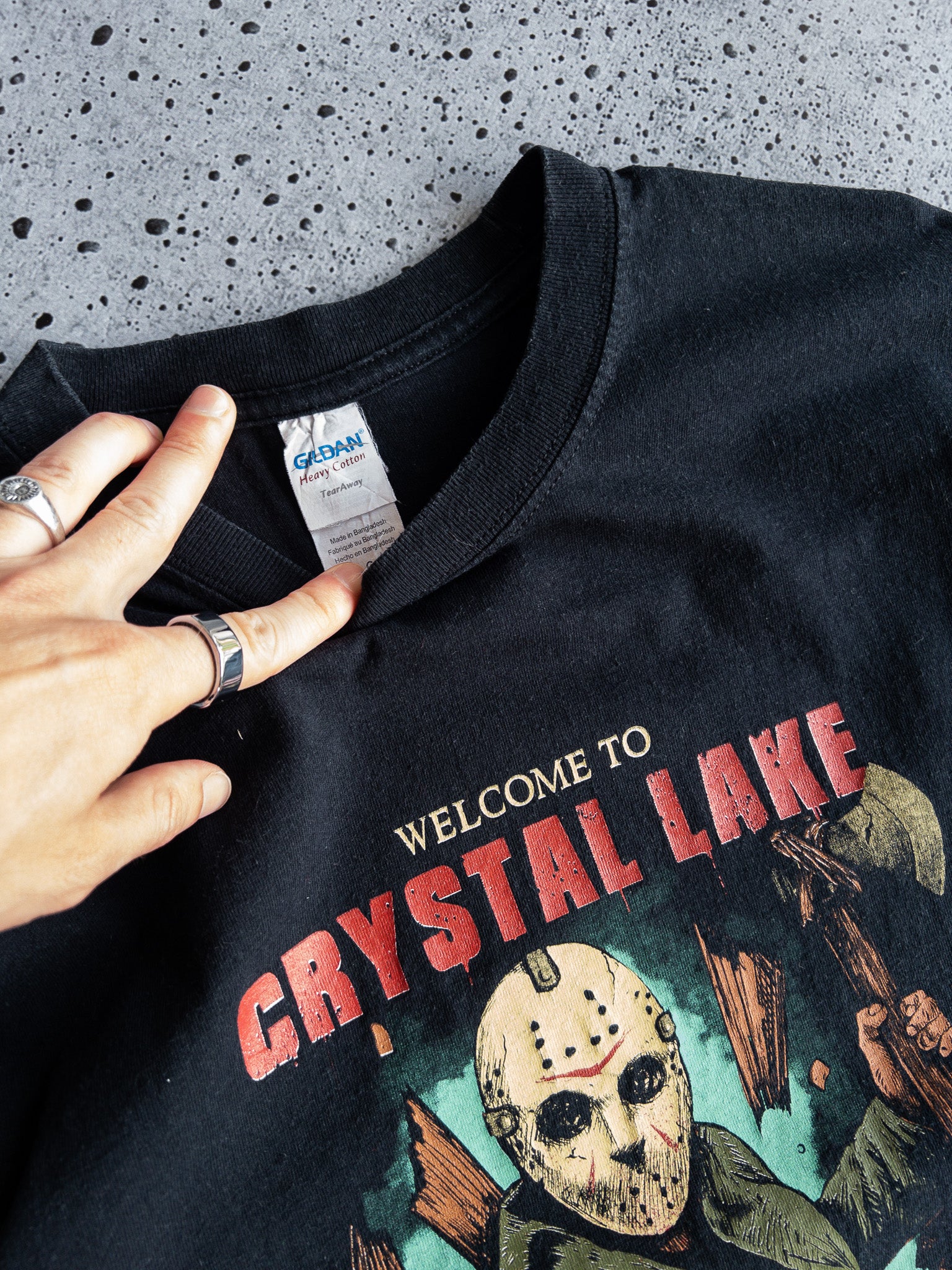 Vintage Friday The 13th Crystal Lake Tee (L)