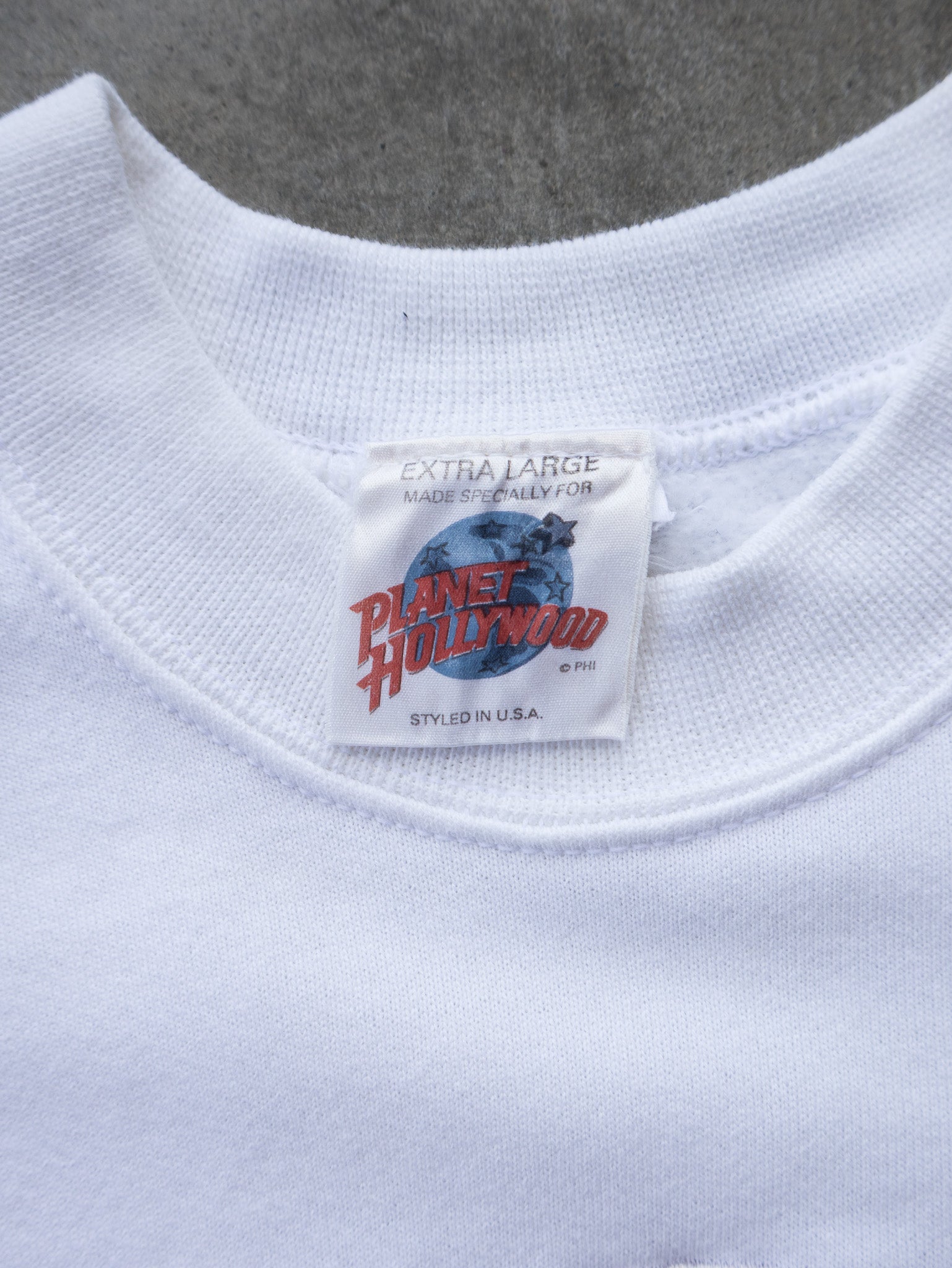 Vintage 90s Planet Hollywood Rome Sweatshirt (XL)