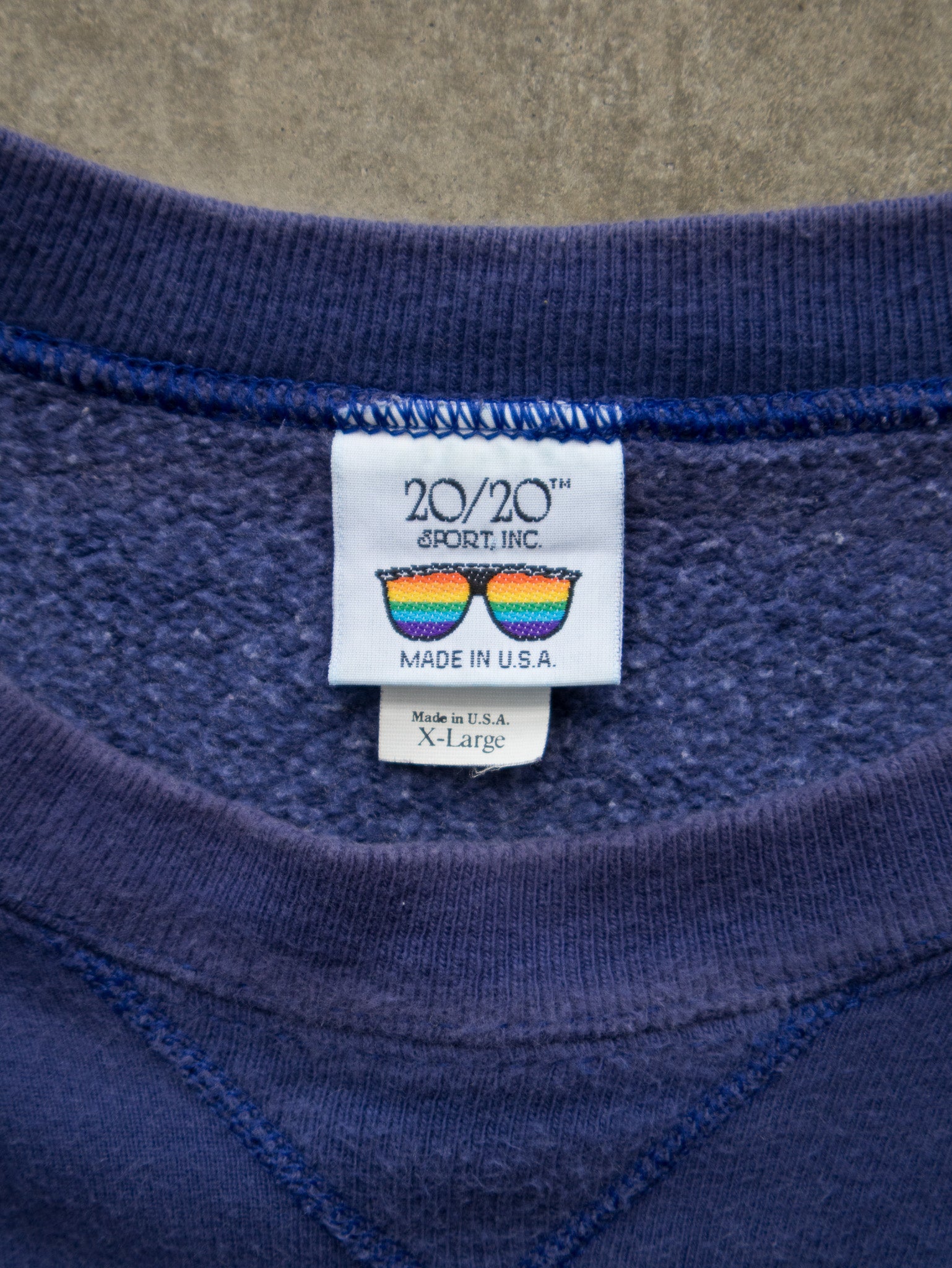 Vintage 90s Navy Duke Blue Devils Sweatshirt (XL)