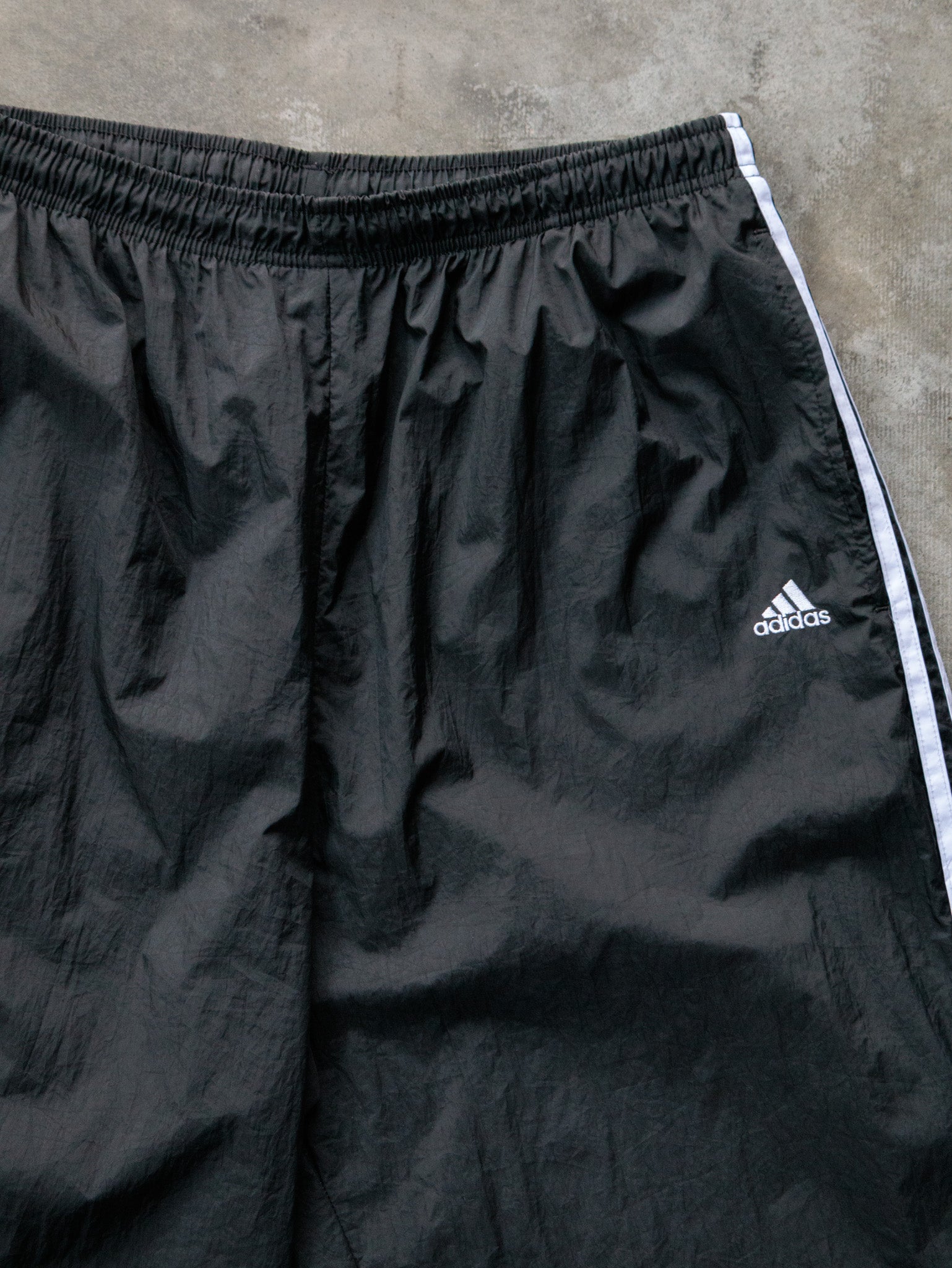 Vintage 00s Black Adidas Pants (XL)