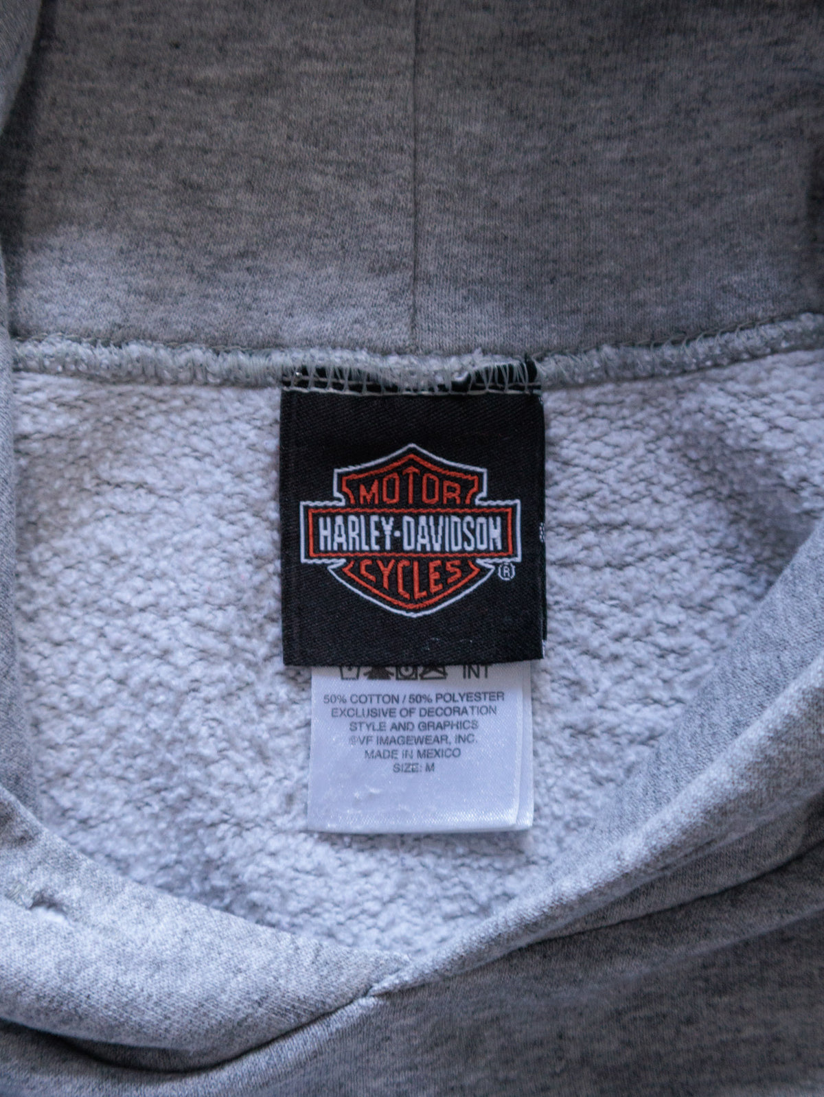 Vintage Grey Harley-Davidson Las Vegas Hoodie (M)