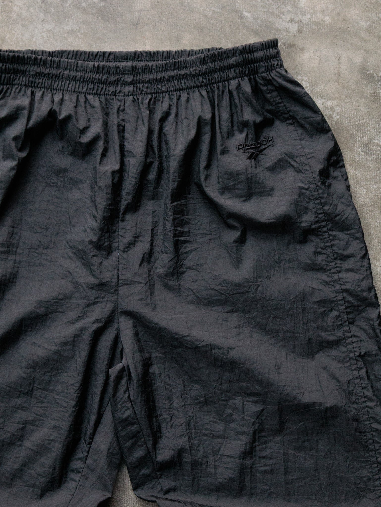 Vintage Black Reebok Track Pants (L)