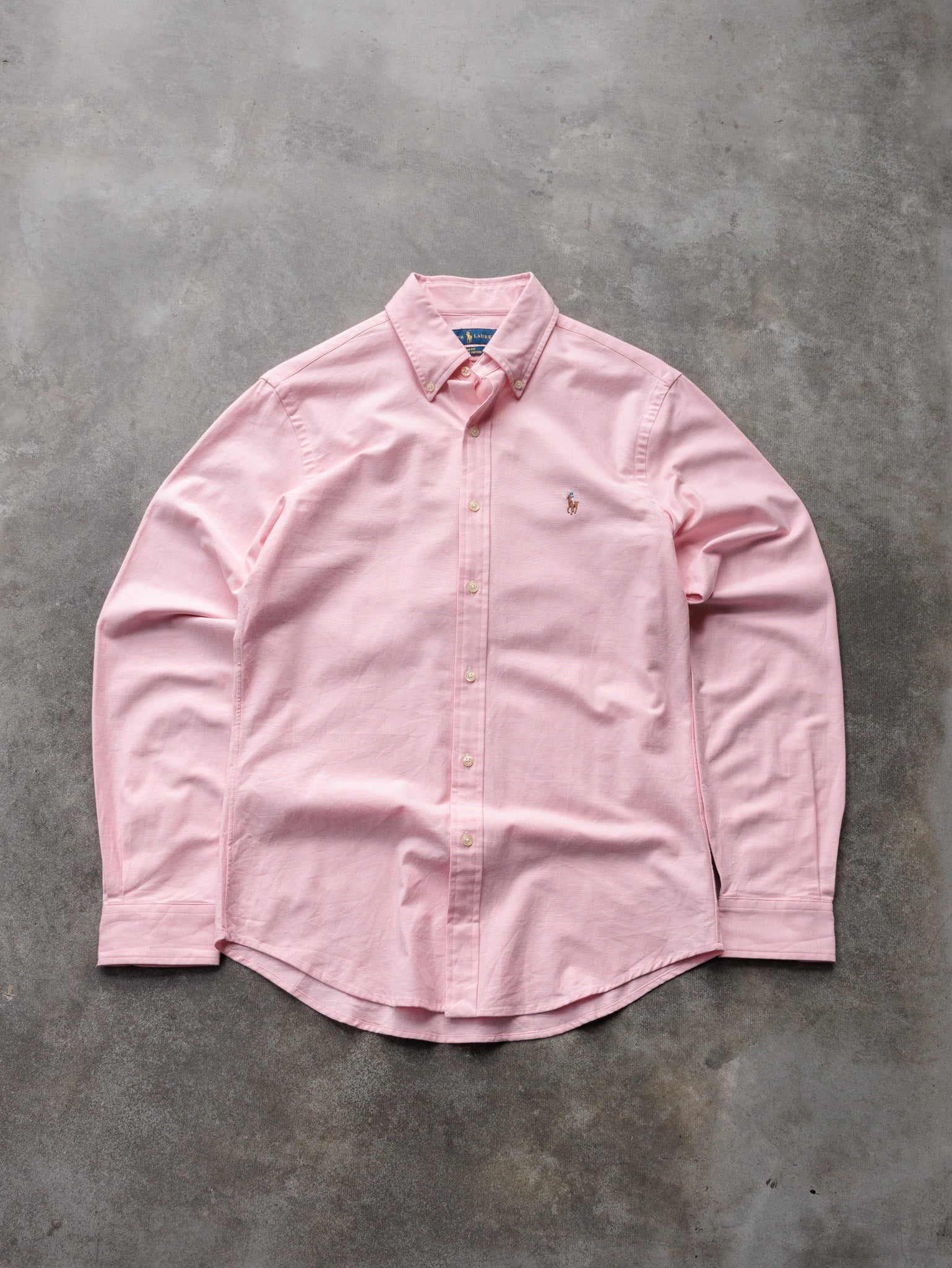 Vintage Pink Ralph Lauren Shirt (M)