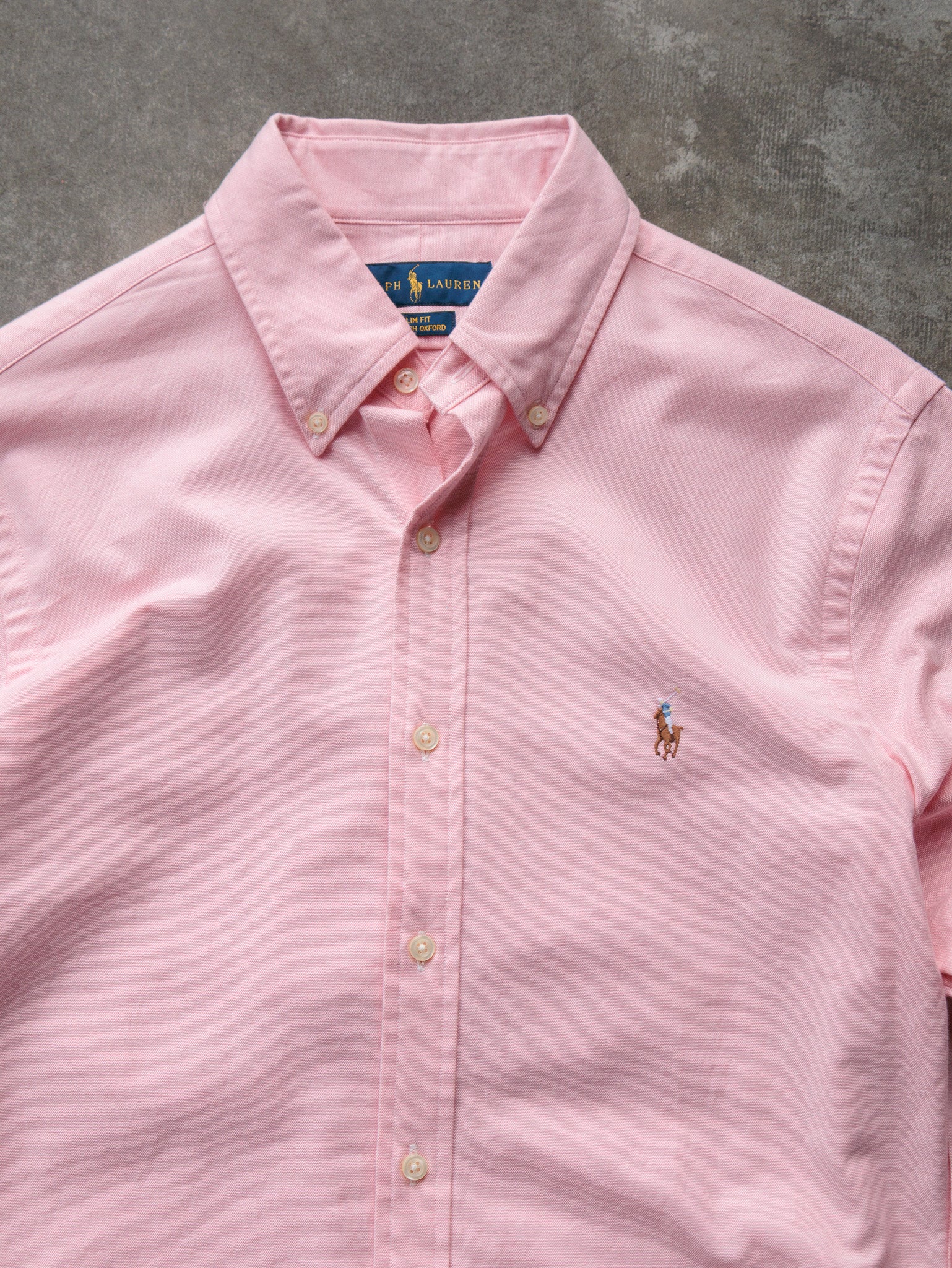 Vintage Pink Ralph Lauren Shirt (M)