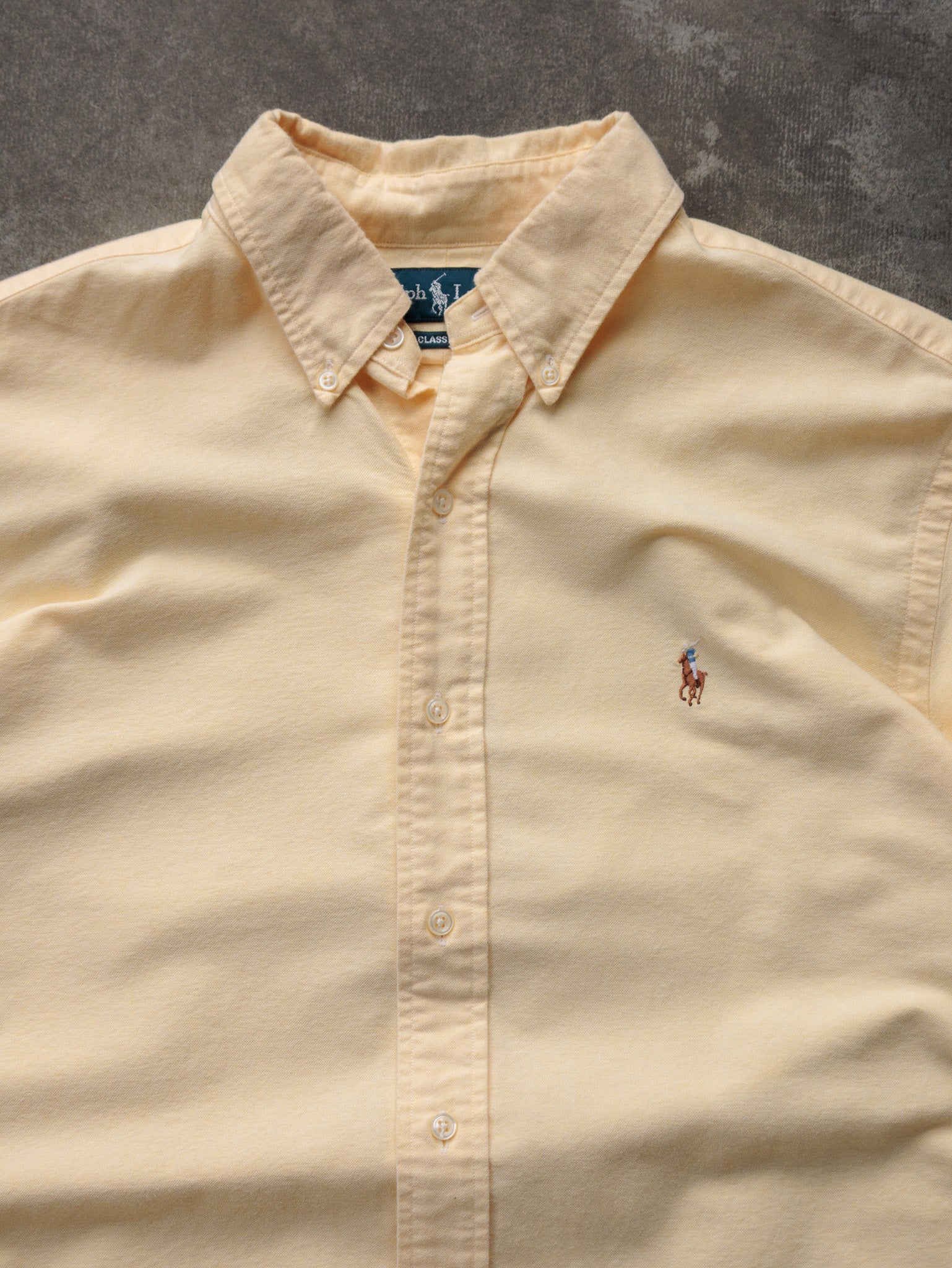 Vintage Yellow Ralph Lauren Shirt (L)