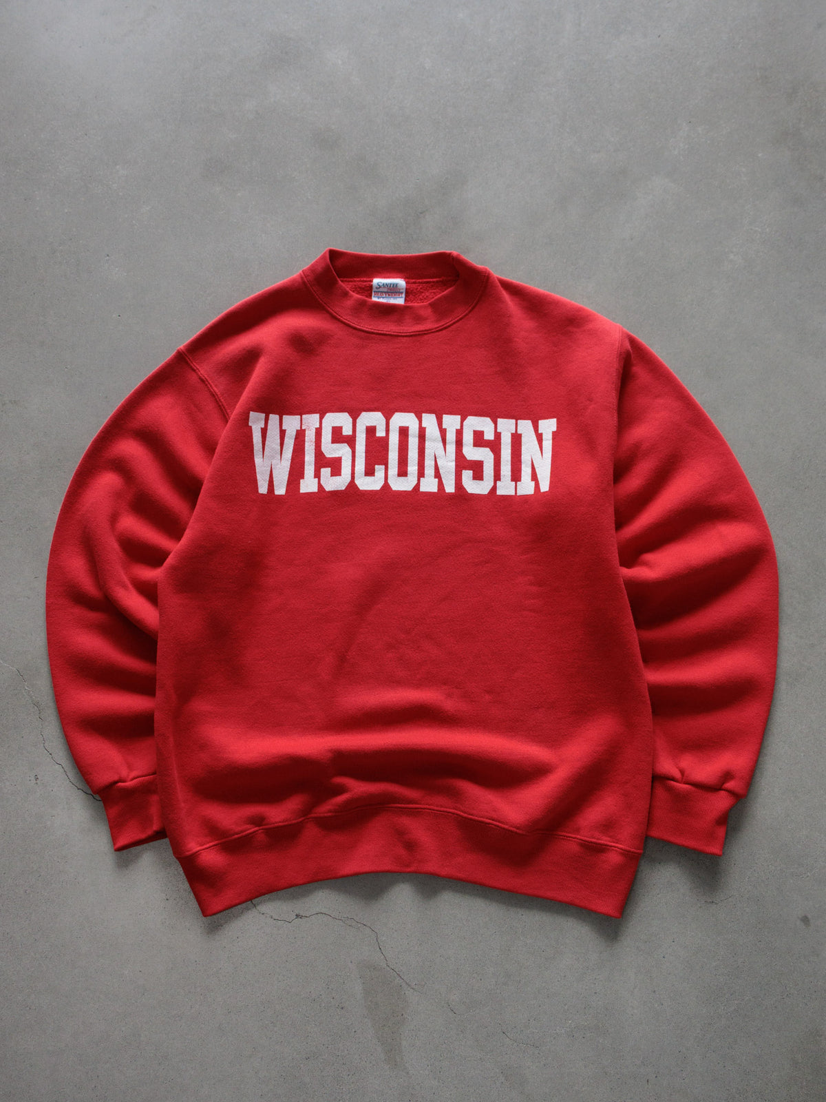 Vintage 90s Red Wisconsin Santee Sweats Sweatshirt (L)