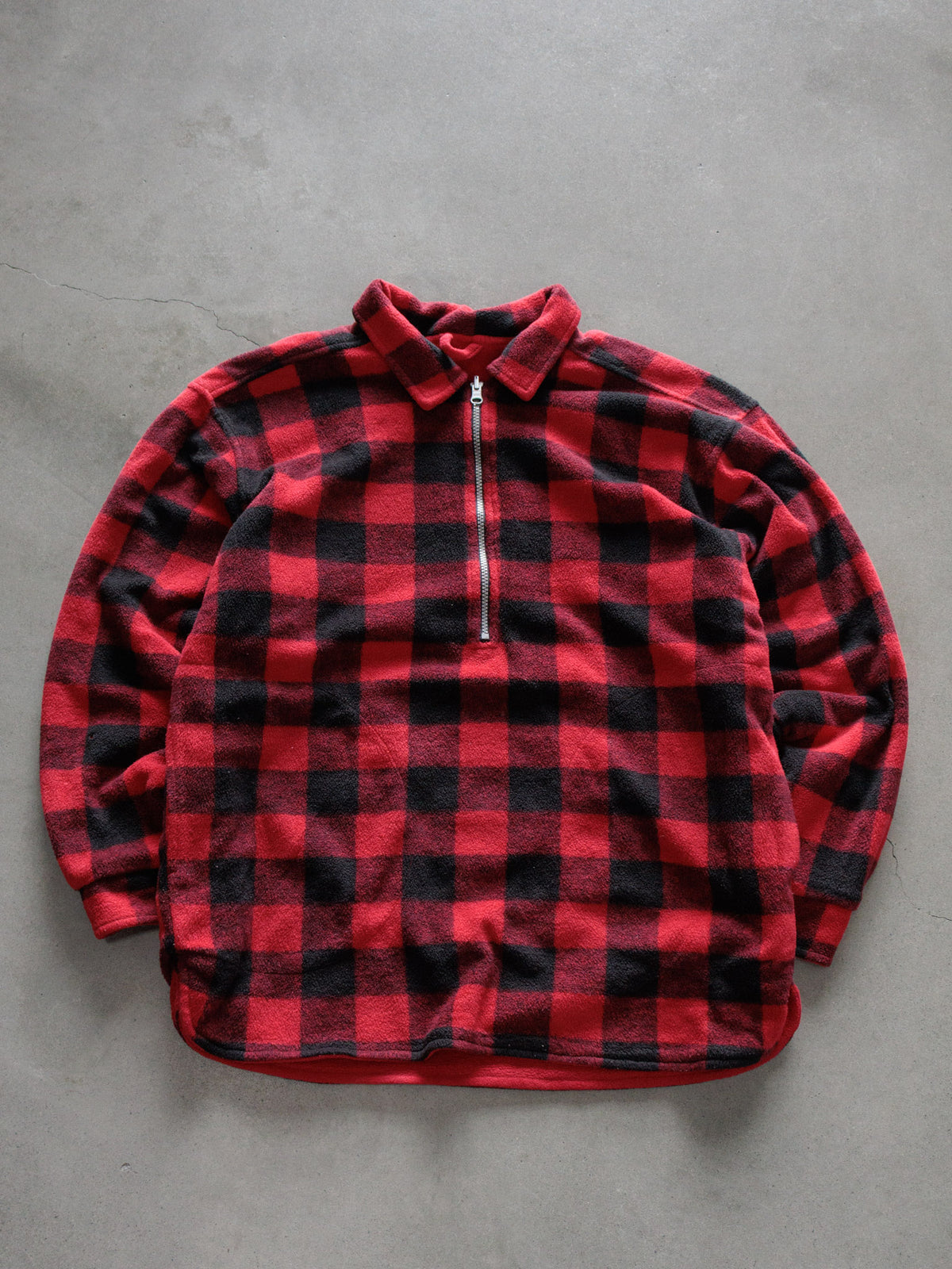 Vintage Red Marlboro Unlimited Reversible Fleece Quarter Zip (-)