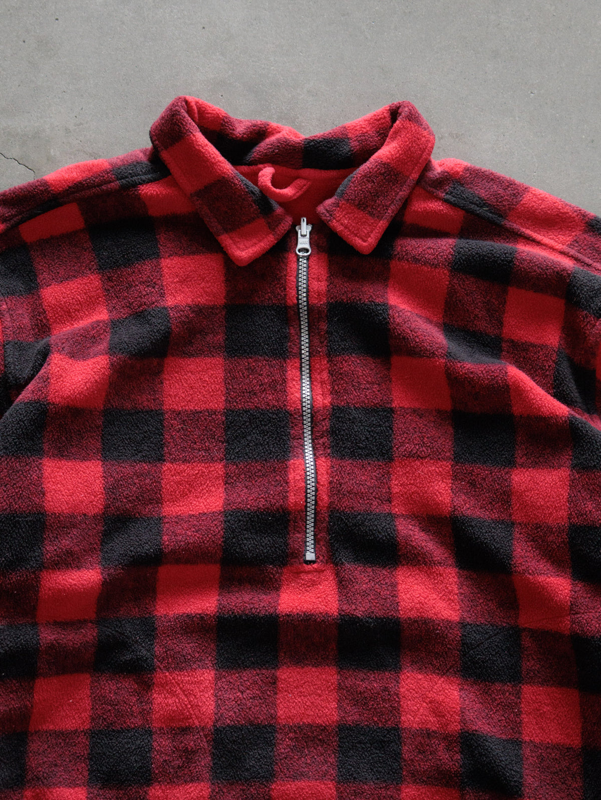Vintage Red Marlboro Unlimited Reversible Fleece Quarter Zip (-)