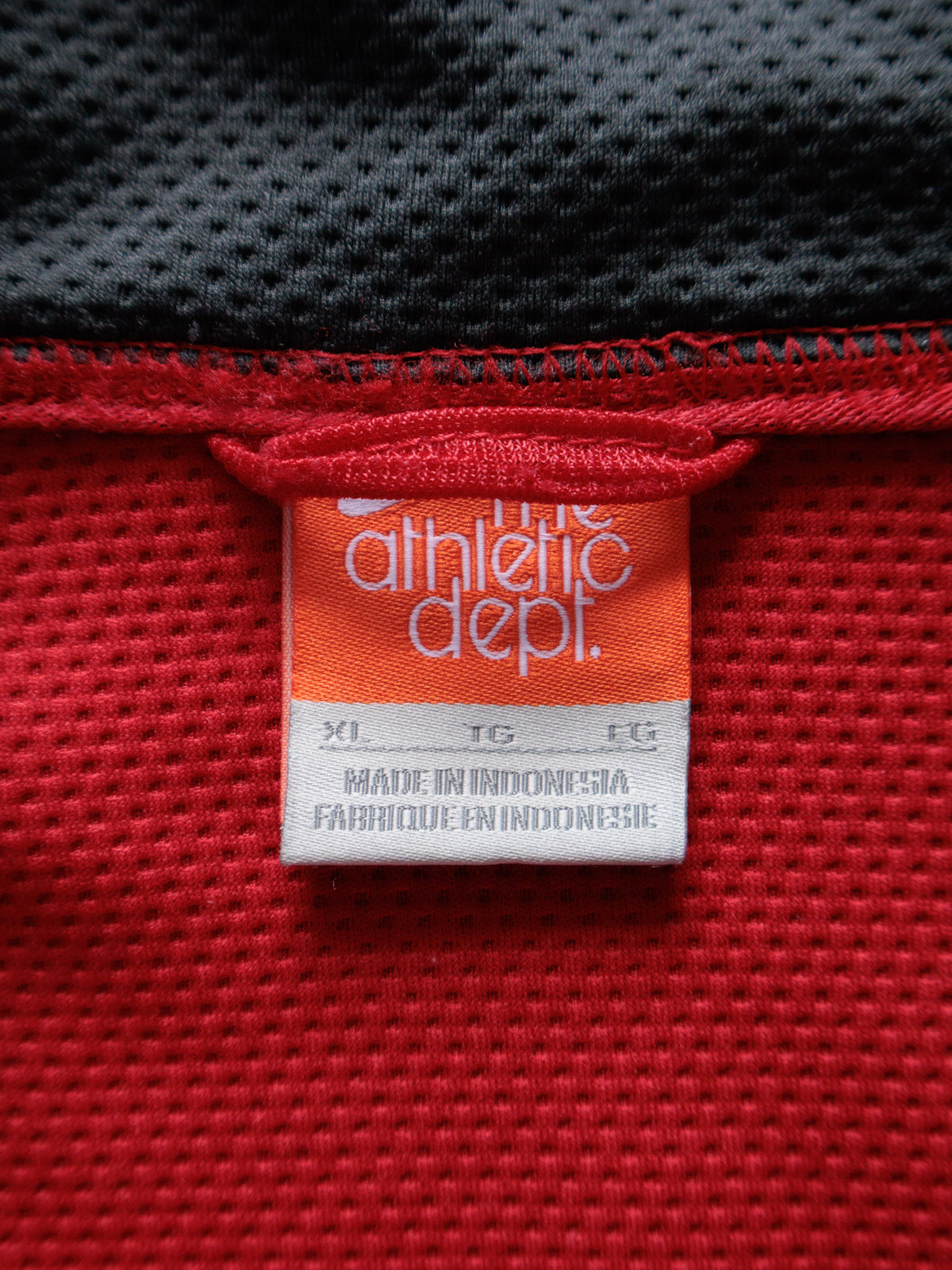 Vintage 00s Red Nike Mesh Colourblock Track Jacket (XL)