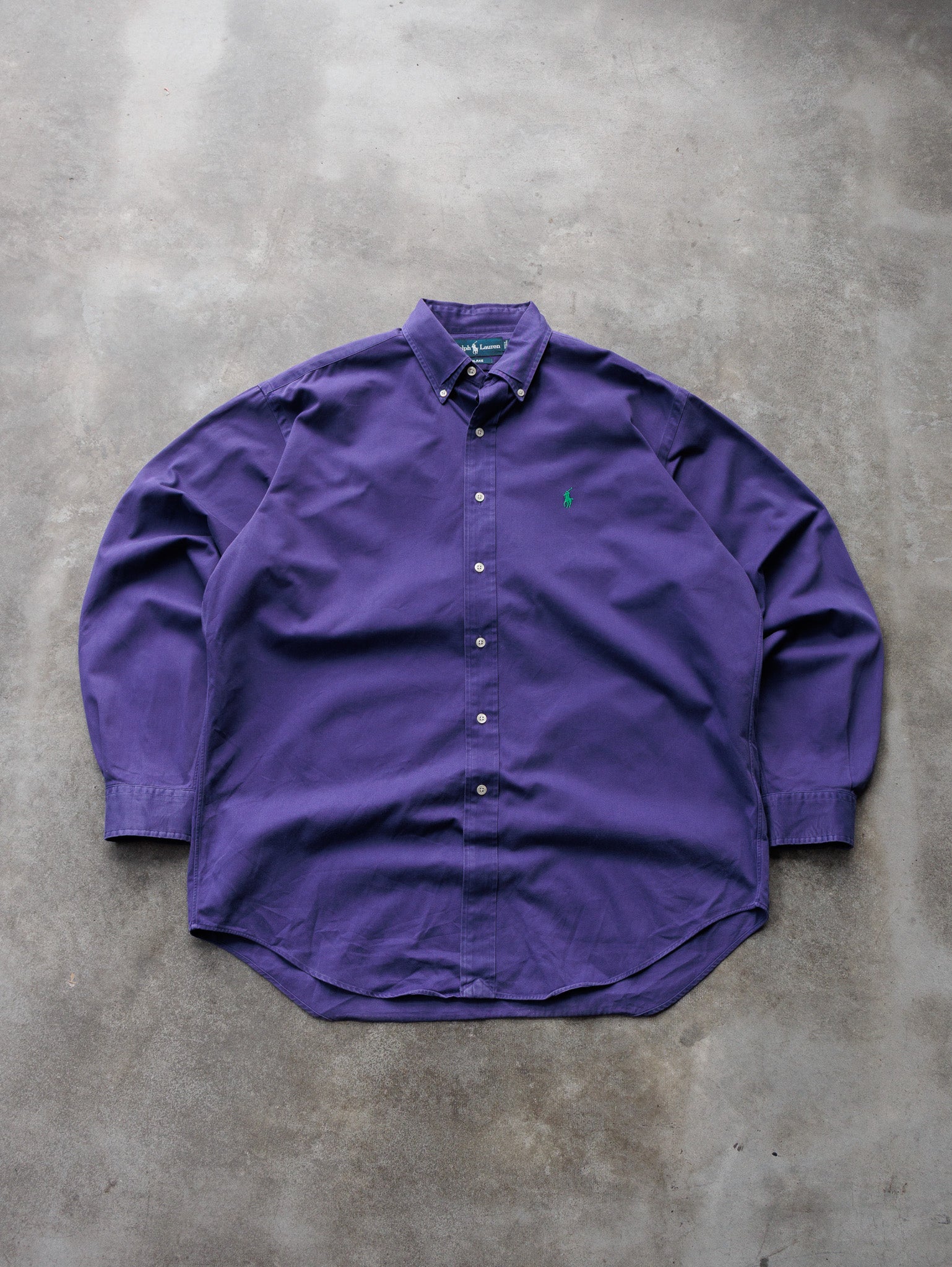 Vintage Purple Ralph Lauren Blake Shirt (L)