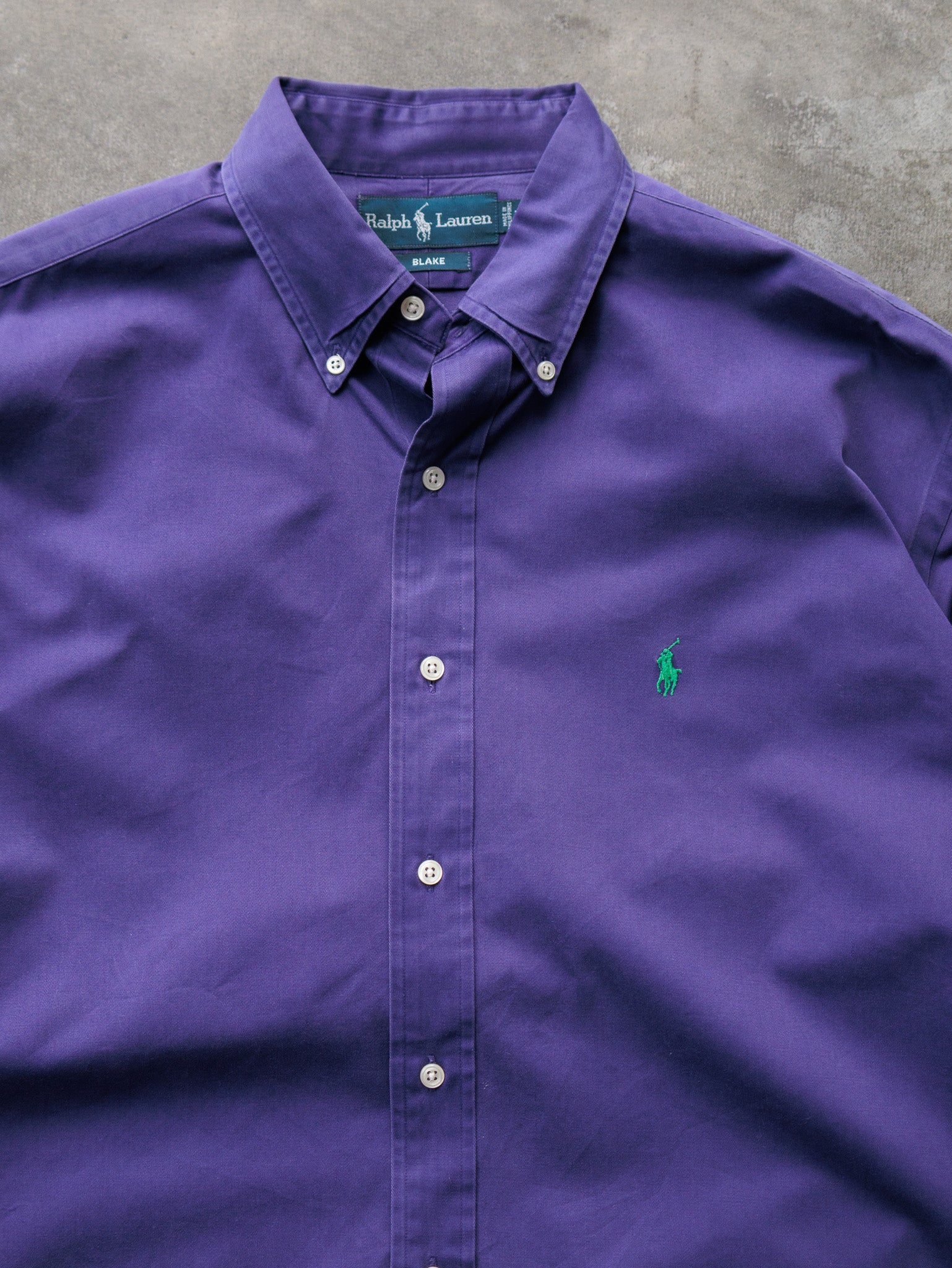 Vintage Purple Ralph Lauren Blake Shirt (L)