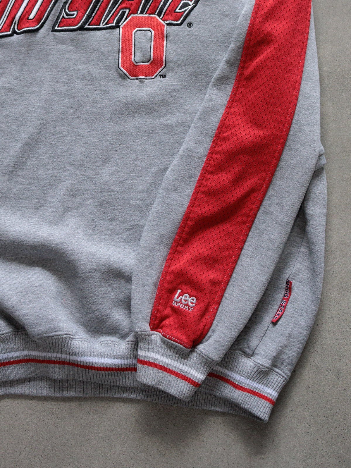 Vintage 90s Grey Lee Sport Ohio State Buckeyes Sweatshirt (-)