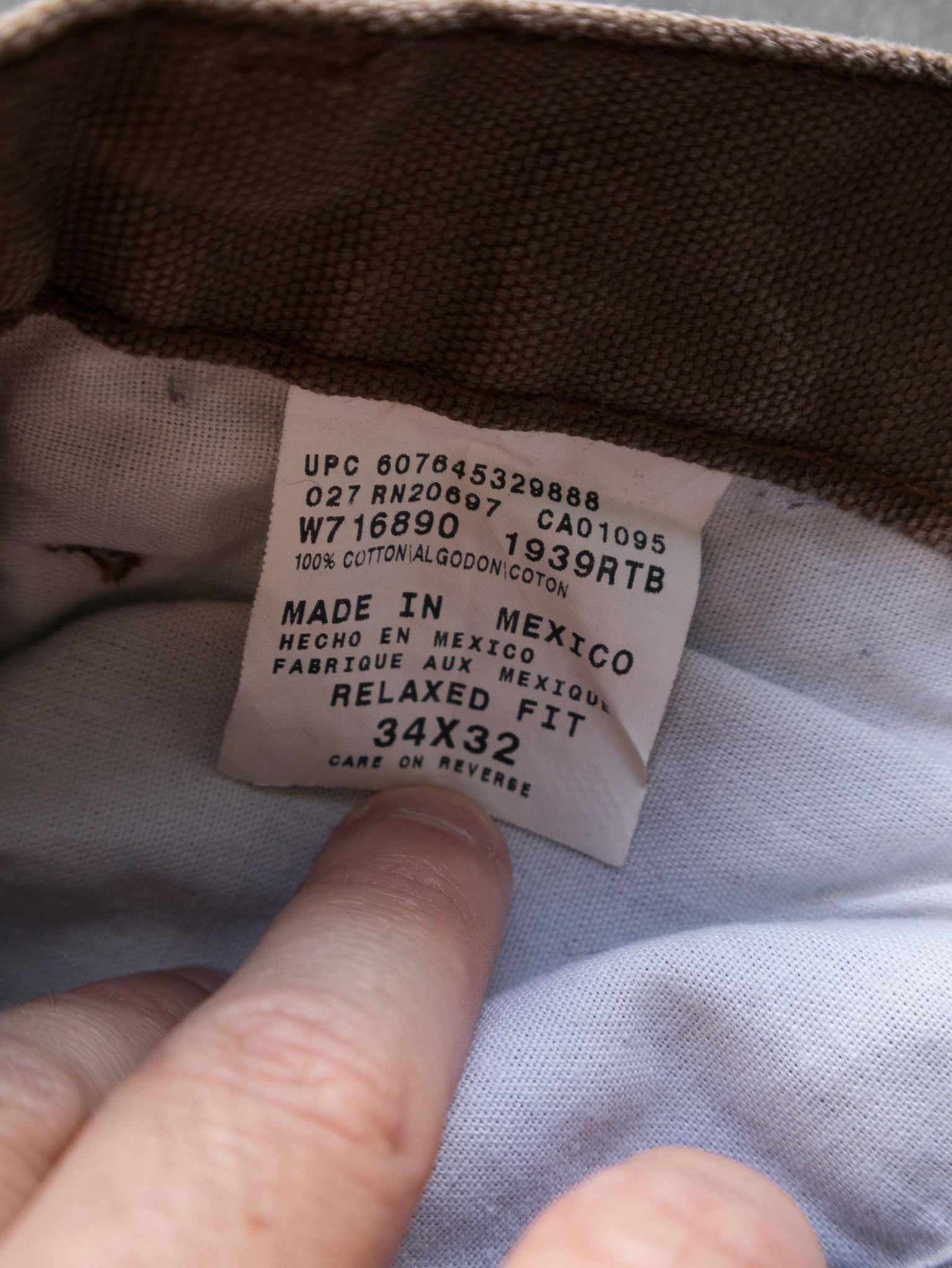 Vintage Brown Dickies Carpenter Pants (W34)