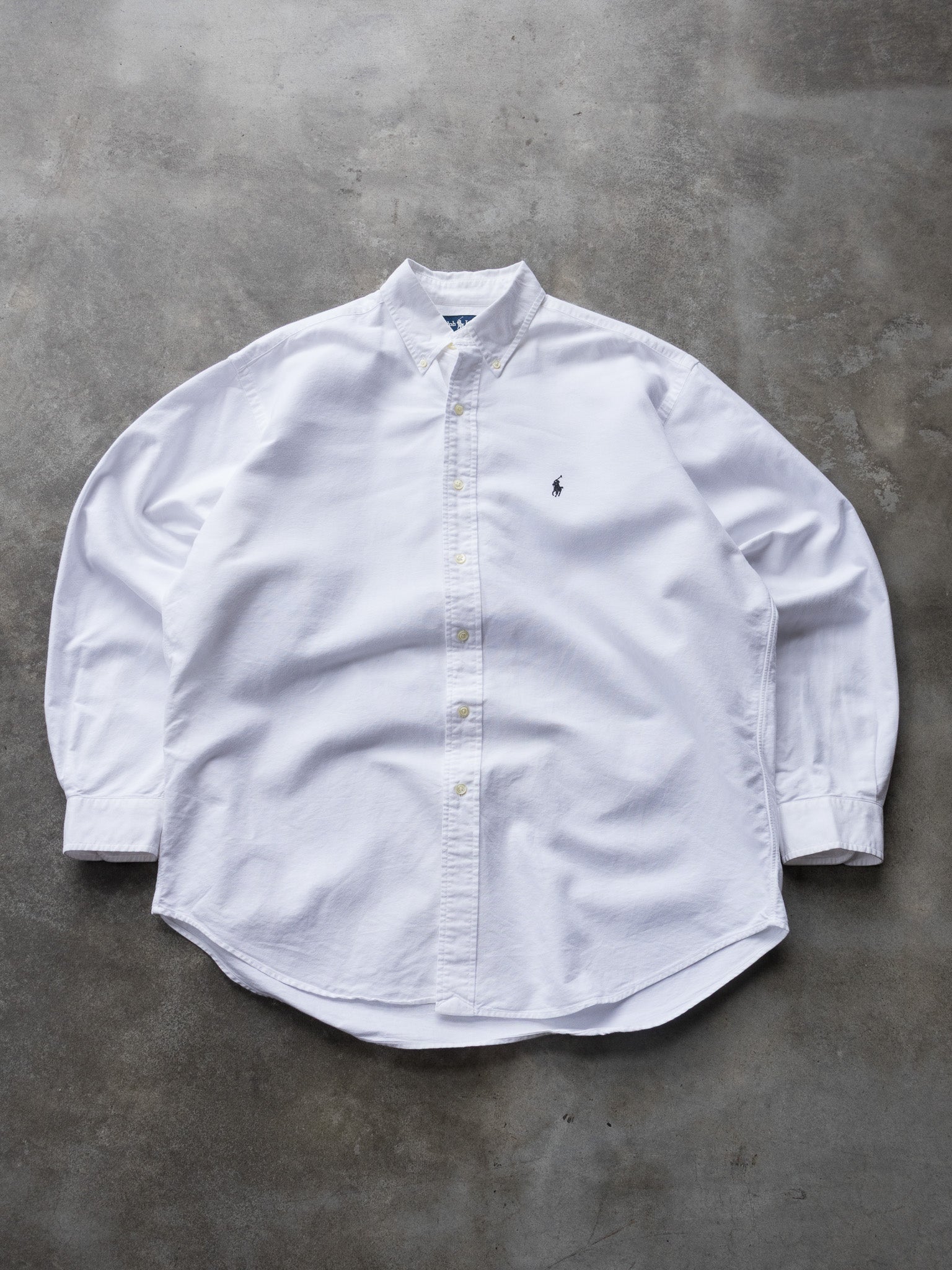 Vintage 90s White Ralph Lauren Shirt (L)