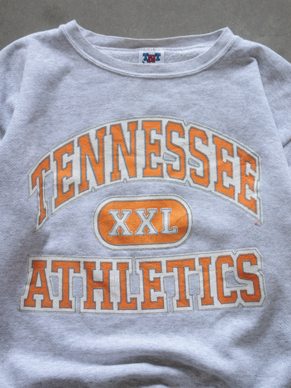 Vintage 90s Grey Tennessee Athletics Sweatshirt (XL)