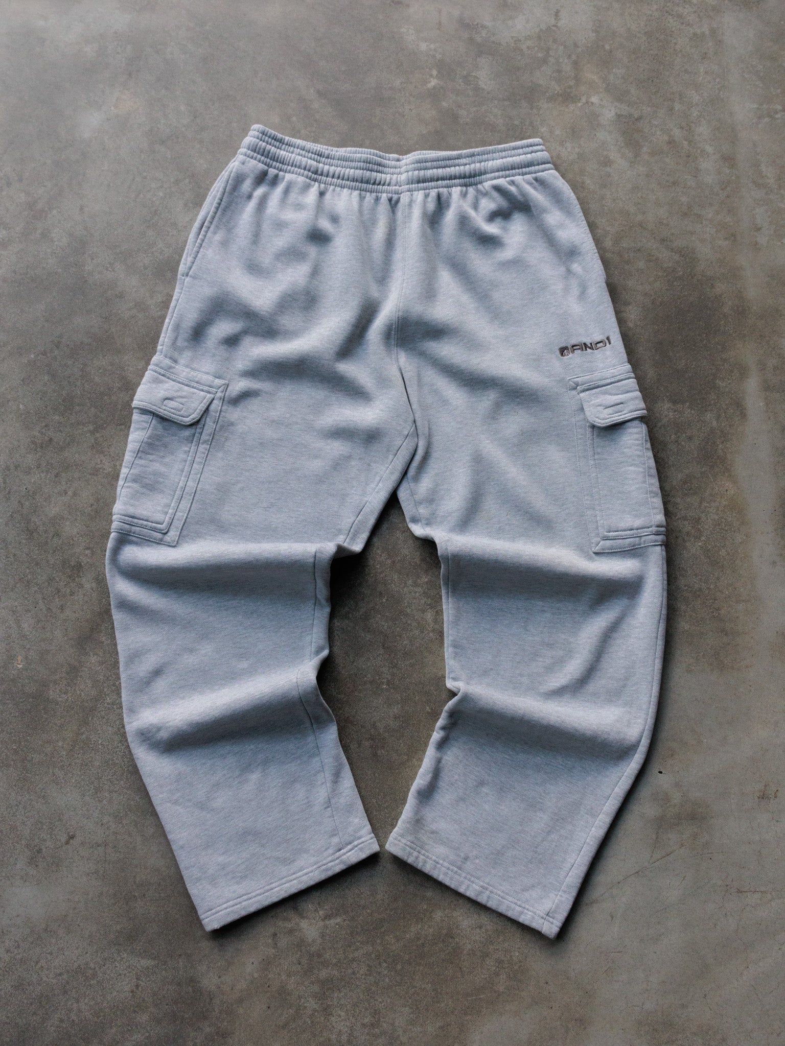 Vintage 00s Grey AND1 Cargo Pants (XL)