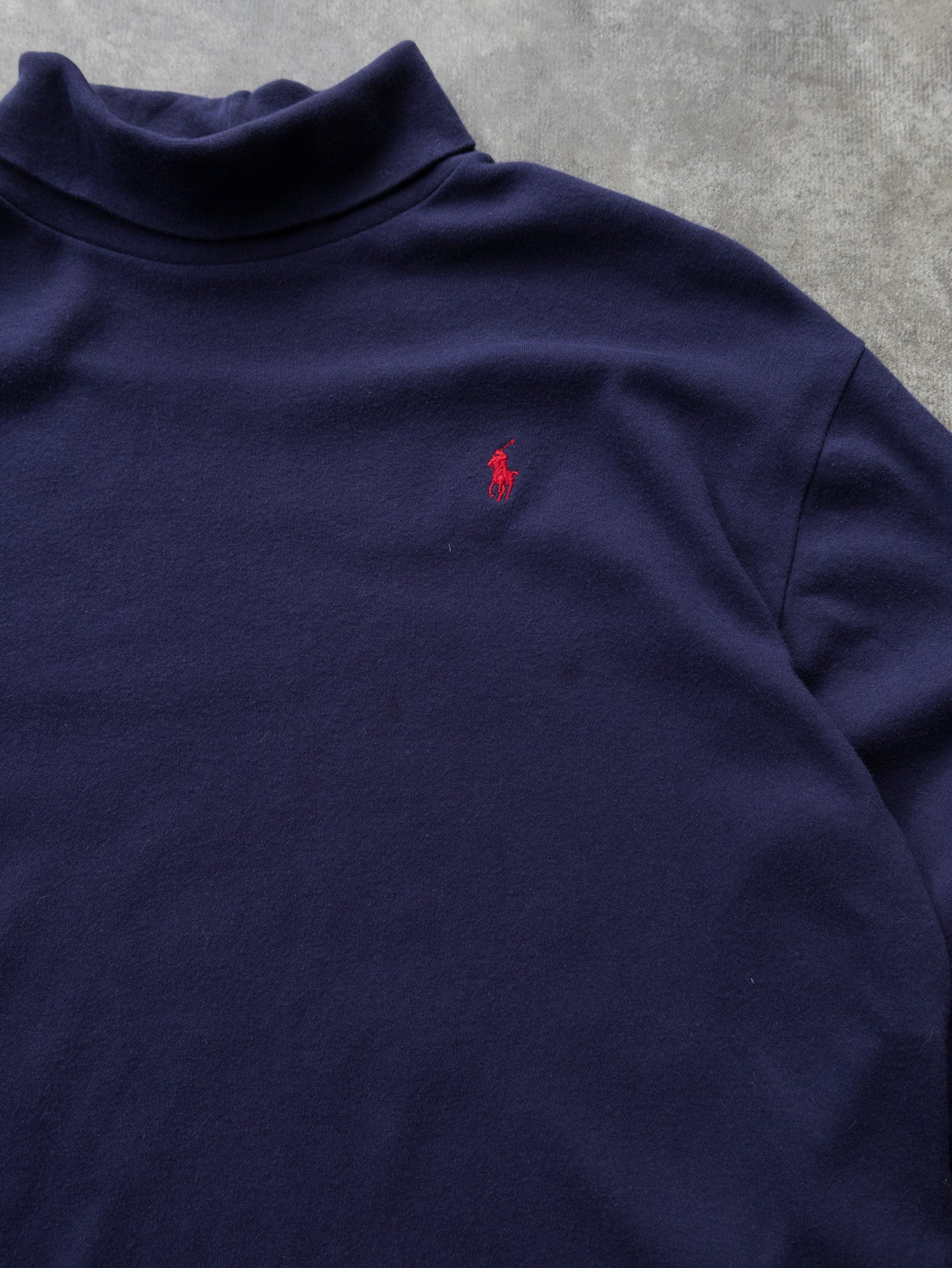 Vintage Polo Ralph Lauren Mock Neck Long Sleeve (L)