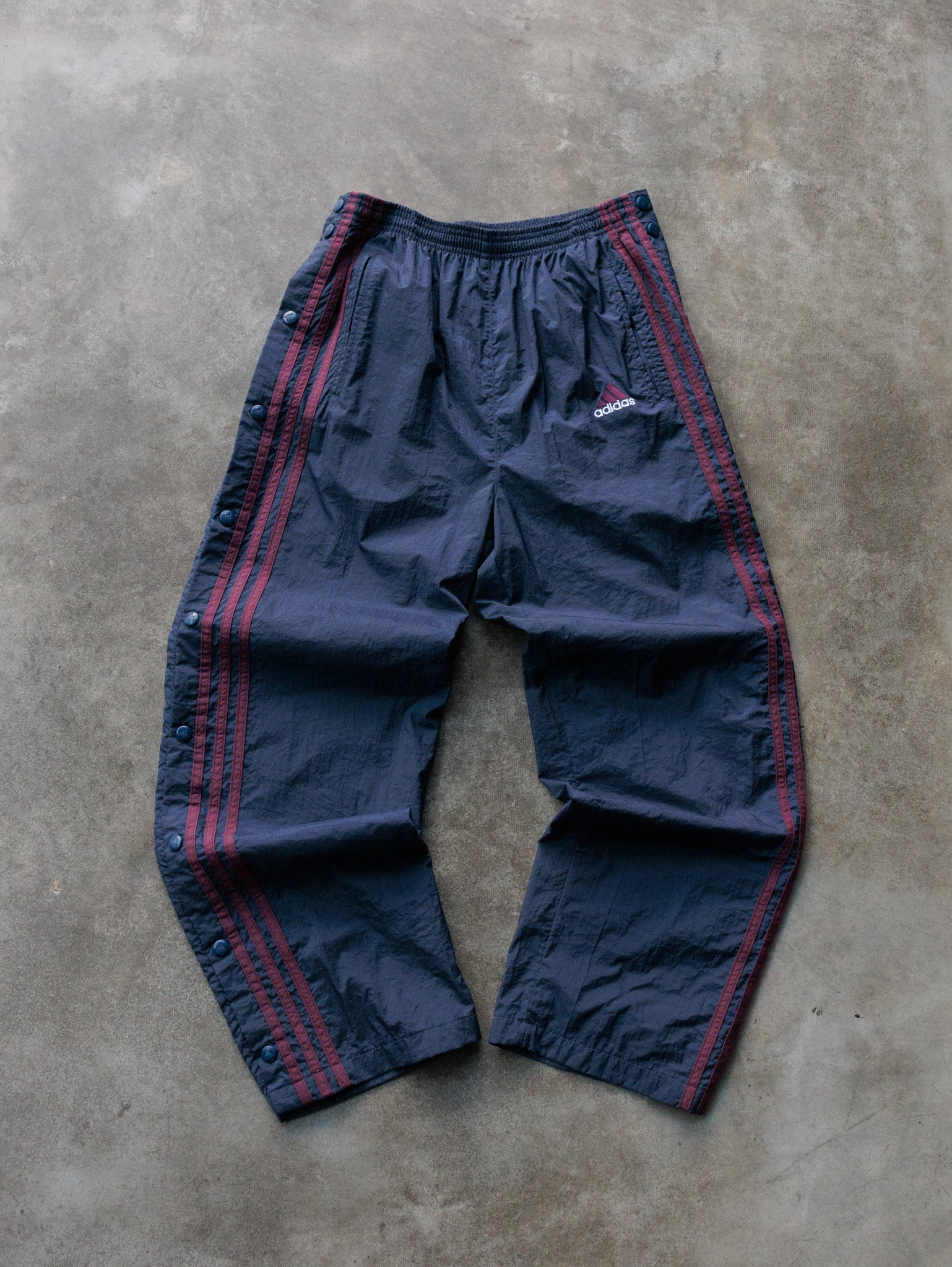 Vintage 90s Navy Adidas Pants (M)