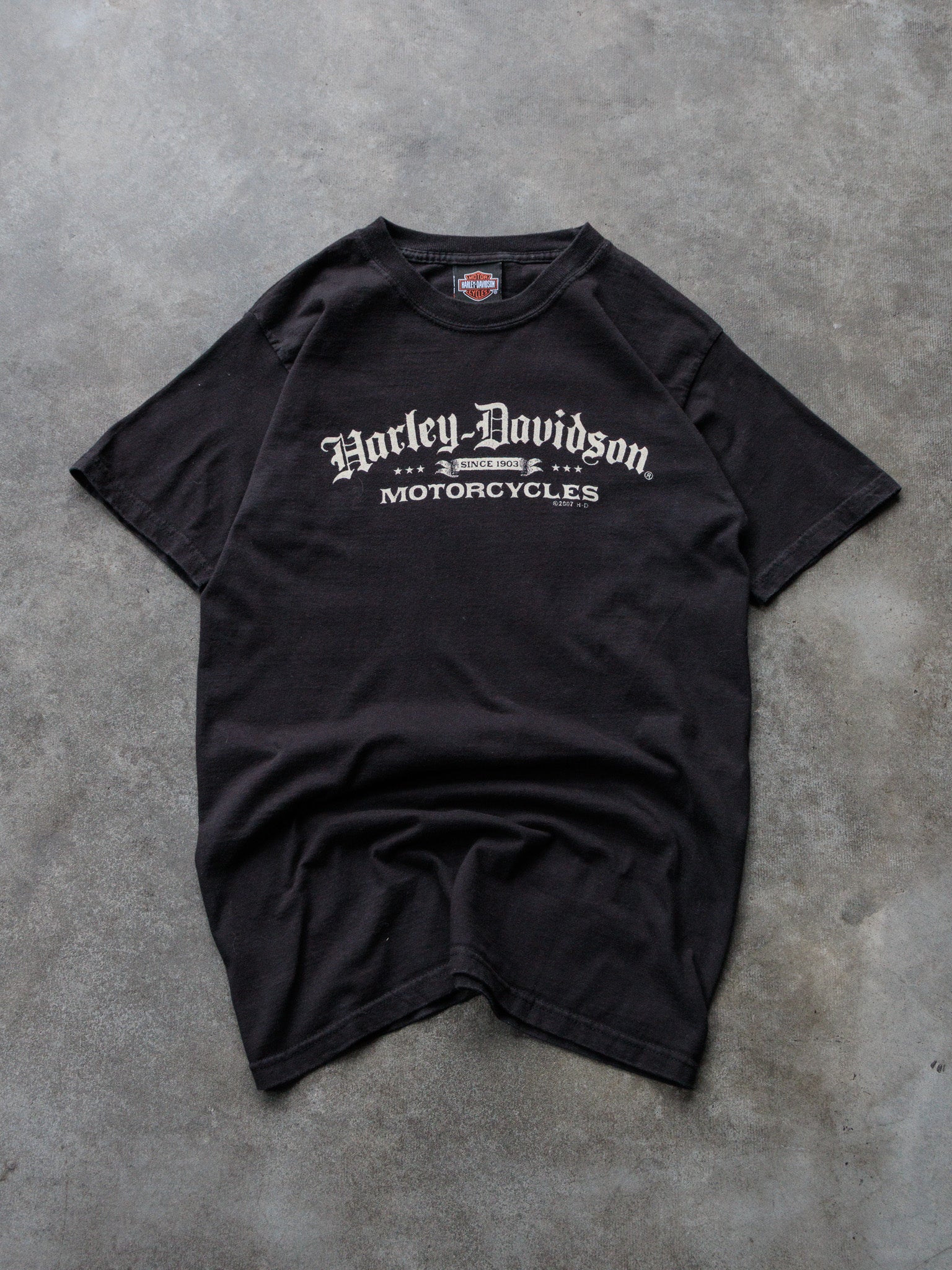 Vintage 00s Black Harley-Davidson Cabo San Lucas Mexico Tee (S)