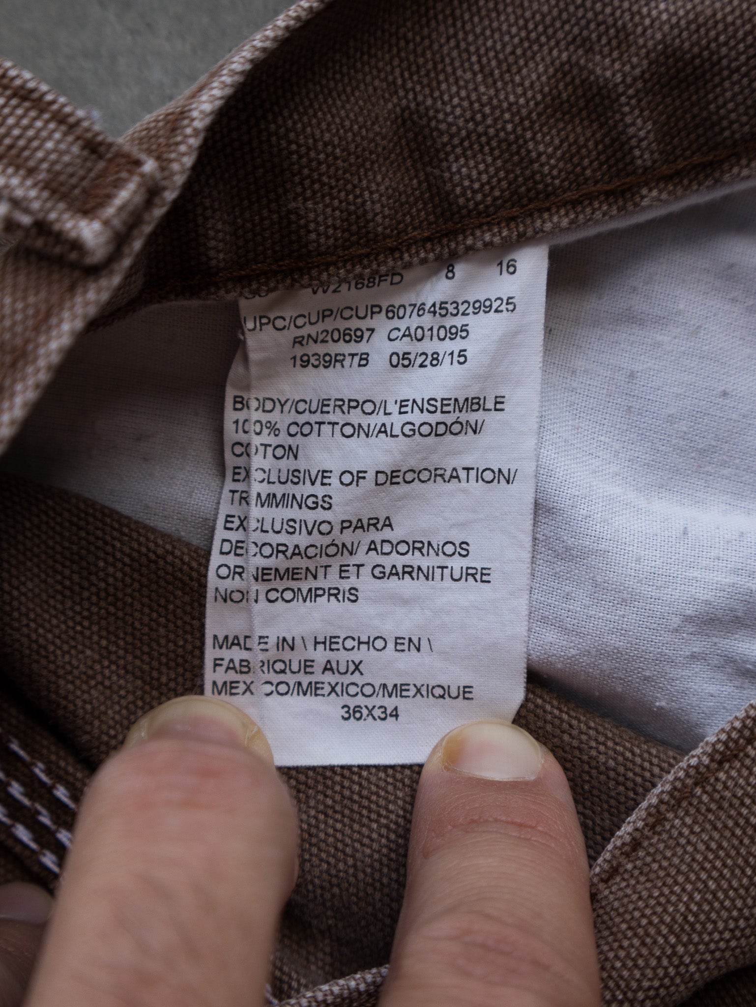 Vintage Brown Dickies Carpenter Pants (W36)