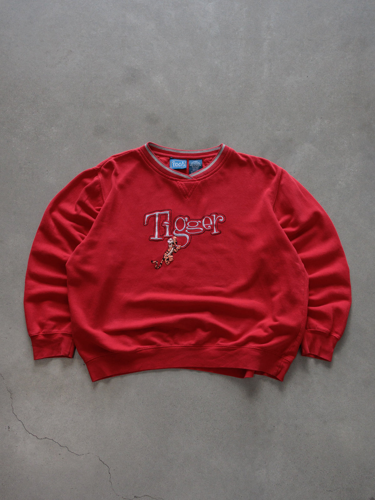Vintage 90s Red Disney Tigger Sweatshirt (L)