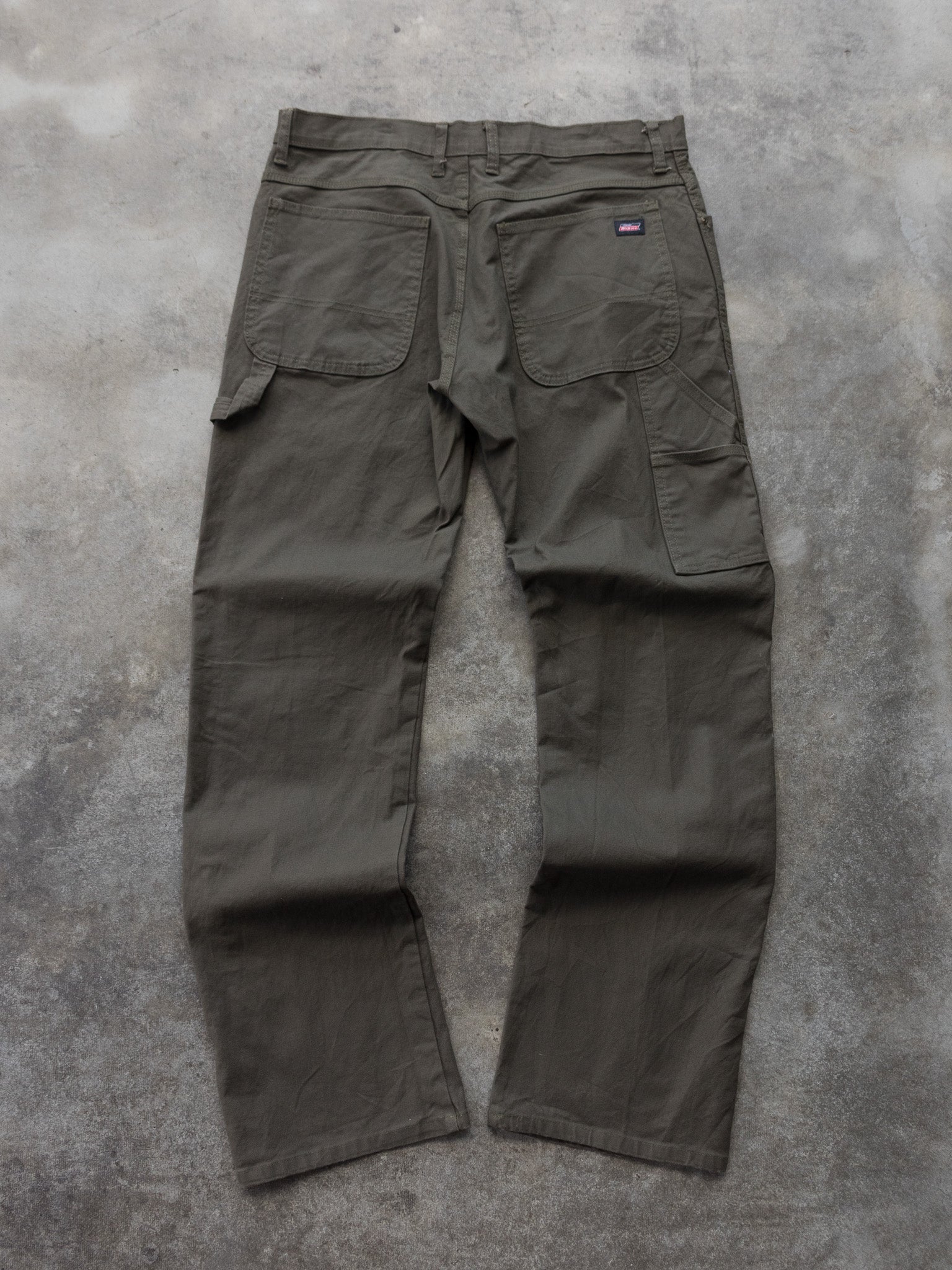 Vintage Olive Dickies Carpenter Pants (W34)