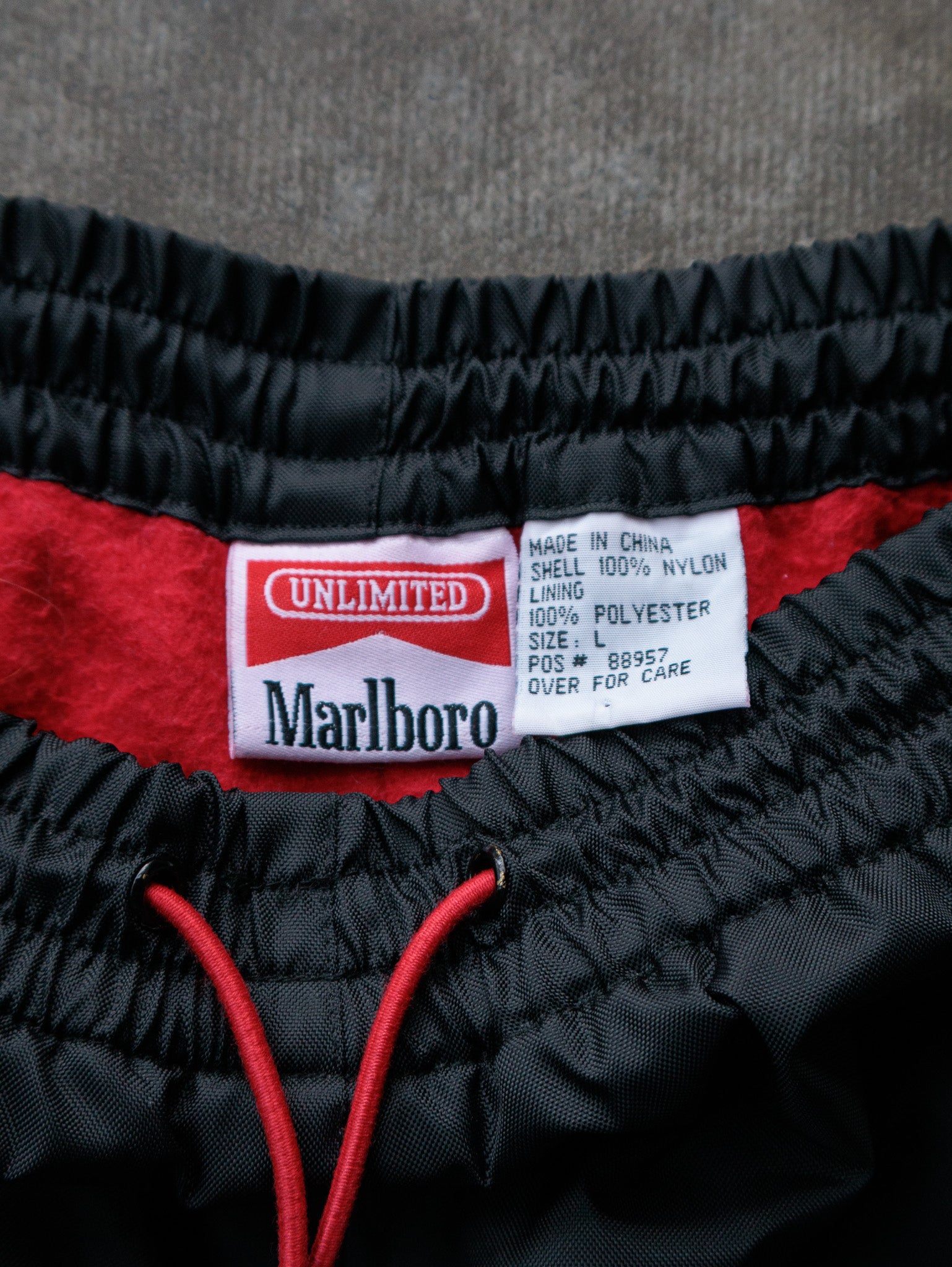 Vintage Black Marlboro Unlimited Pants (L)