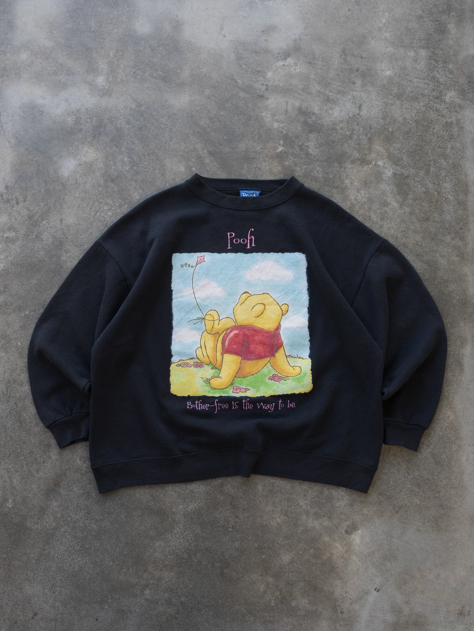 Vintage 90s Disney Pooh Sweatshirt (L)