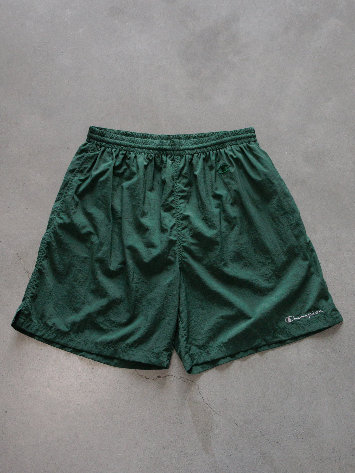 Vintage 00s Green Champion Swim Shorts (XL)