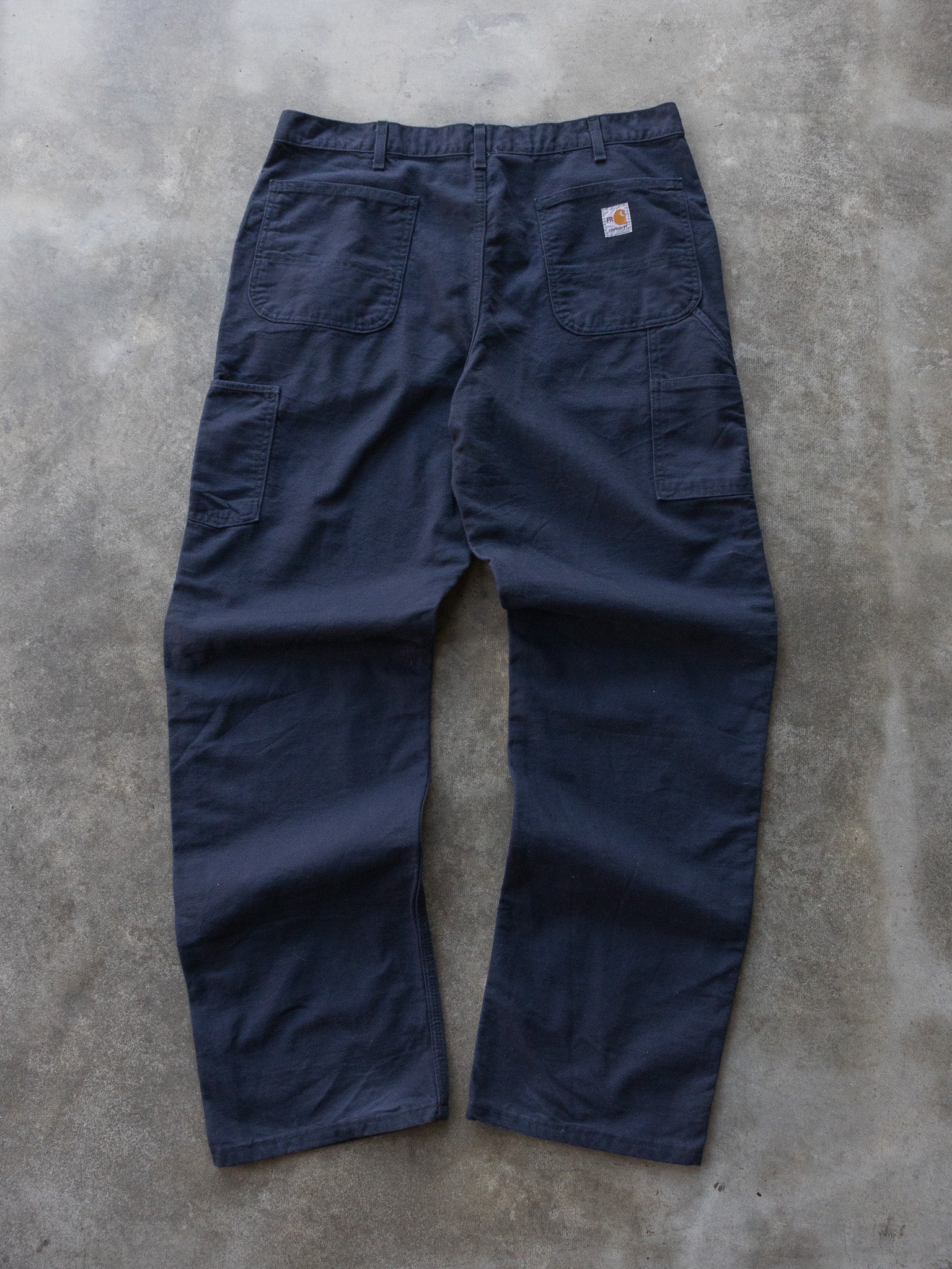 Vintage Carhartt Navy Carpenter Pants (W36)