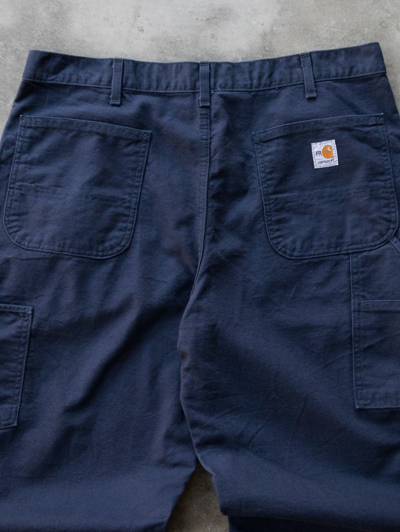 Vintage Carhartt Navy Carpenter Pants (W36)