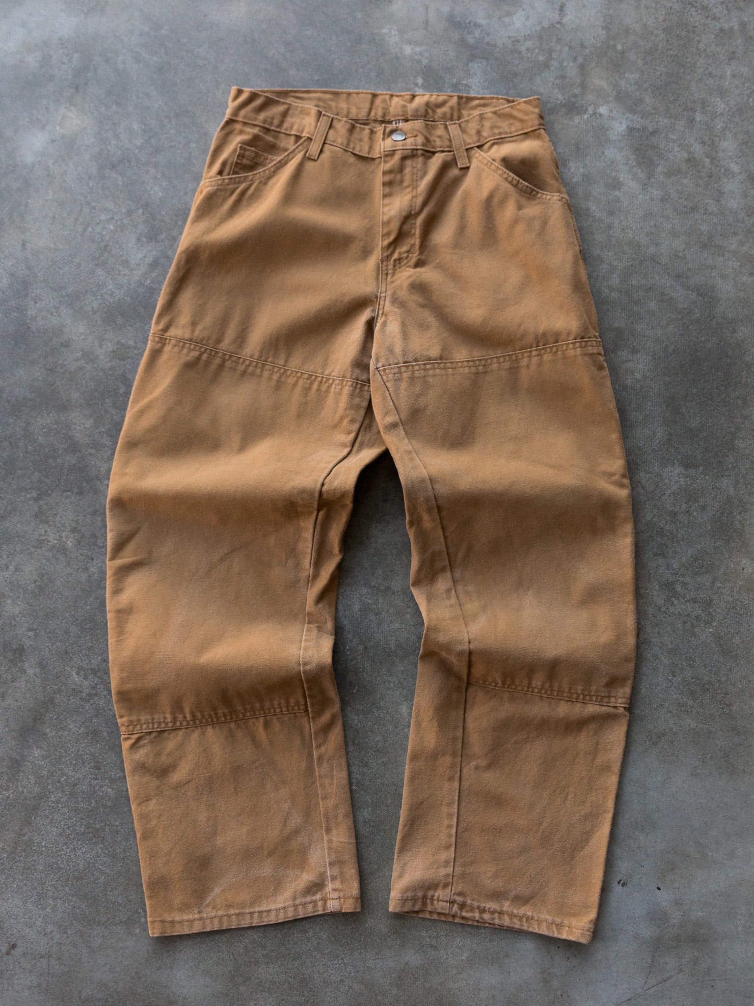 Vintage Brown Dickies Double Knee Carpenter Pants (W30)