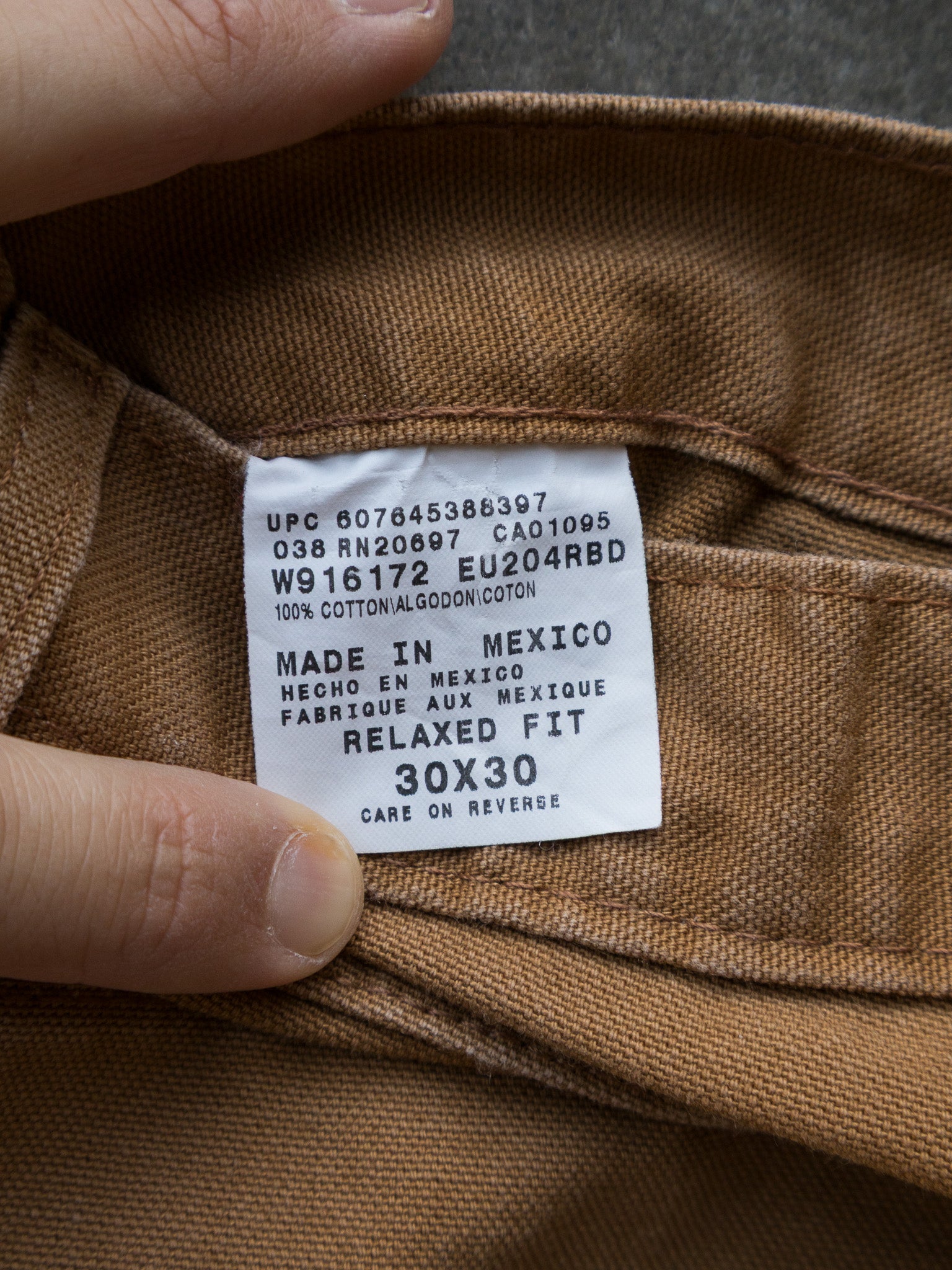 Vintage Brown Dickies Double Knee Carpenter Pants (W30)