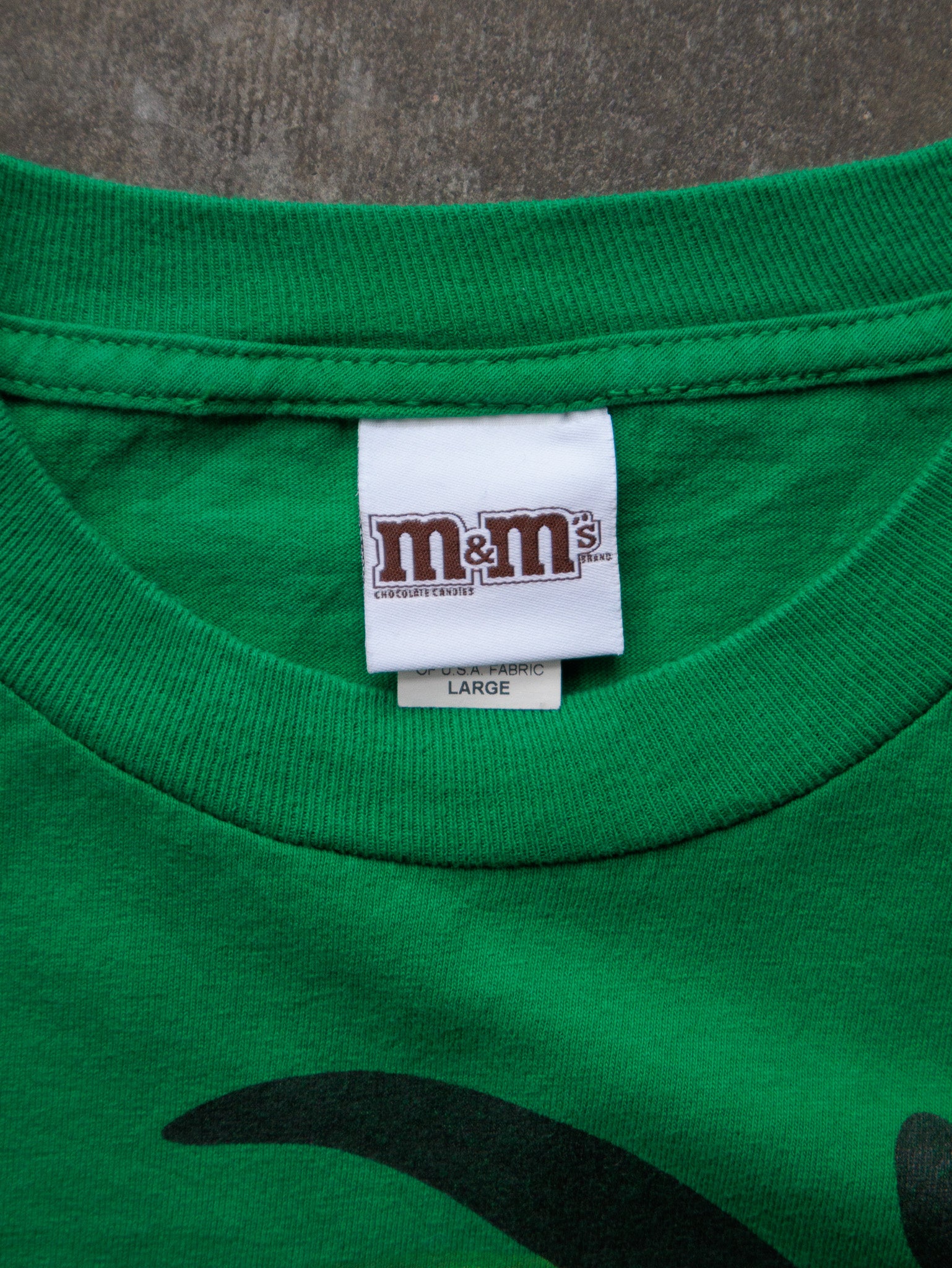 Vintage 00s Green M&M's Tee (L)