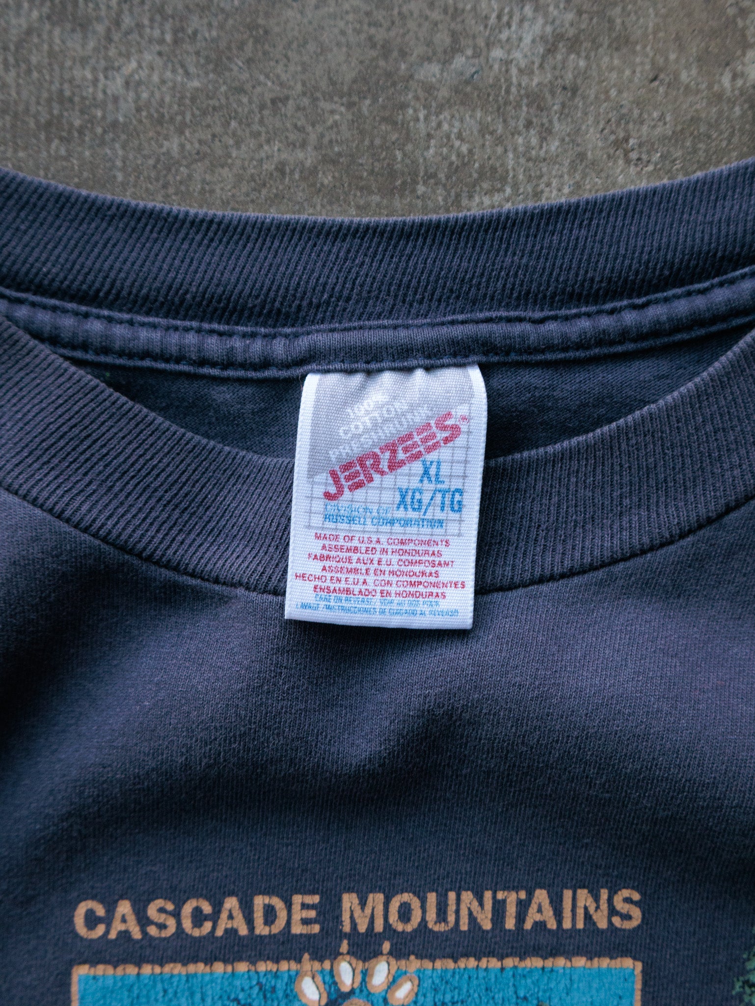 Vintage 1996 Navy Oregon Tee (XL)