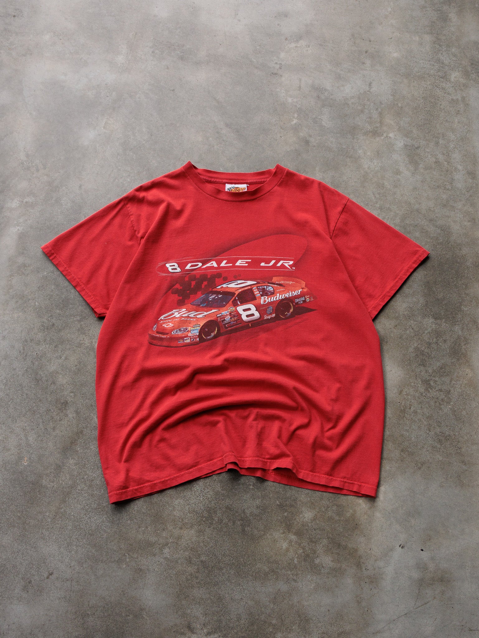 Vintage 2005 Red NASCAR Dale Jr Tee (-)
