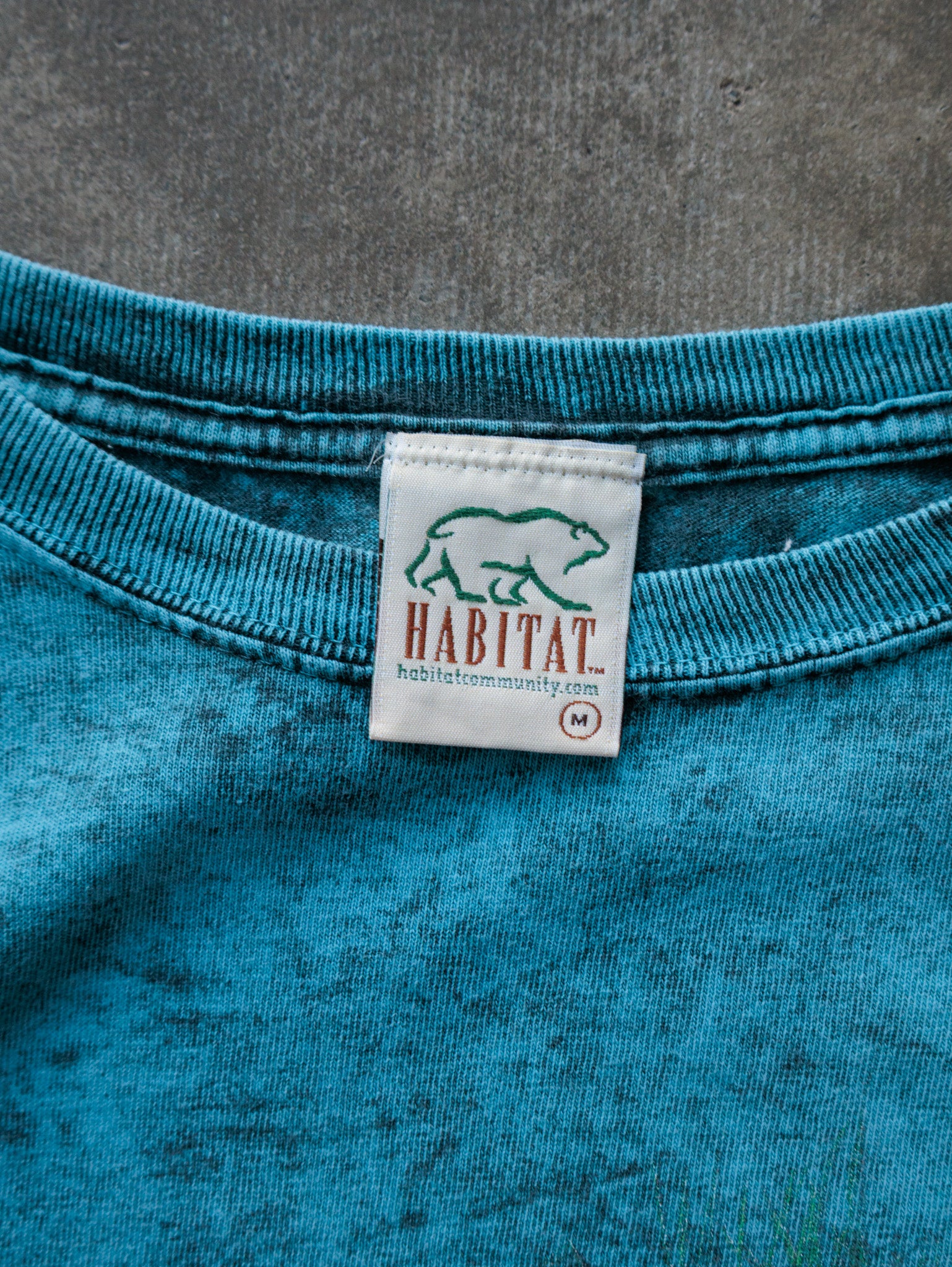Vintage Teal Habitat Alligator Tee (M)