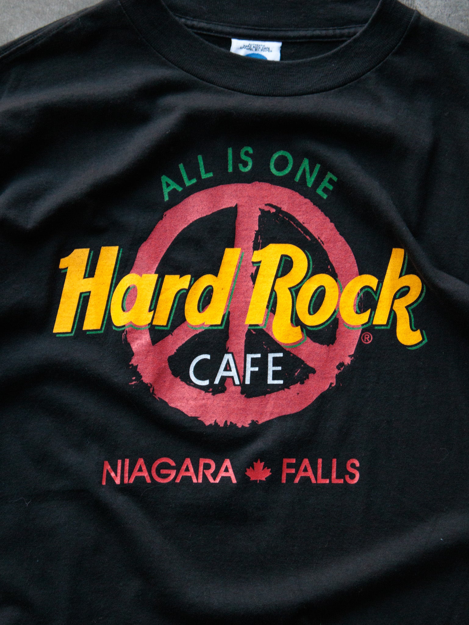 Vintage Black Hard Rock Cafe Niagara Falls Tee (L)